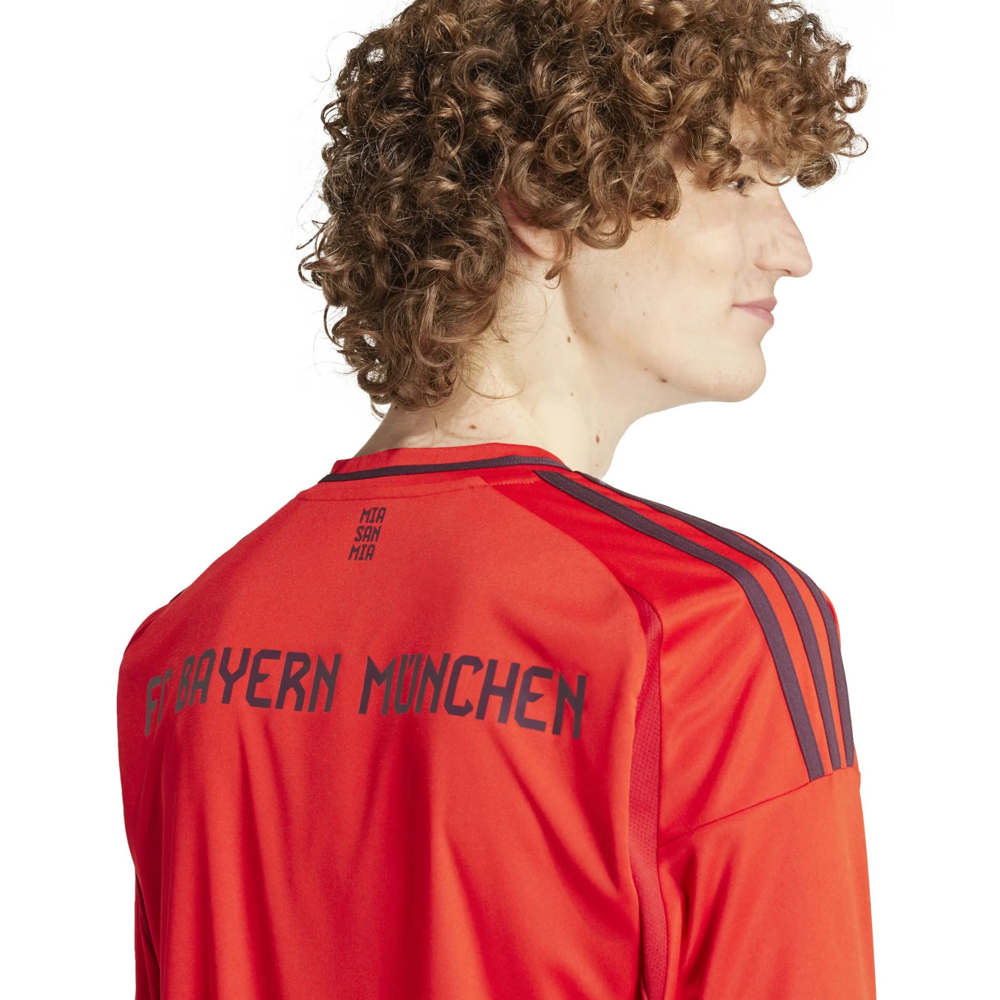 adidas 2024-25 Bayern Munich Men's Stadium Home Long-Sleeve Jersey
