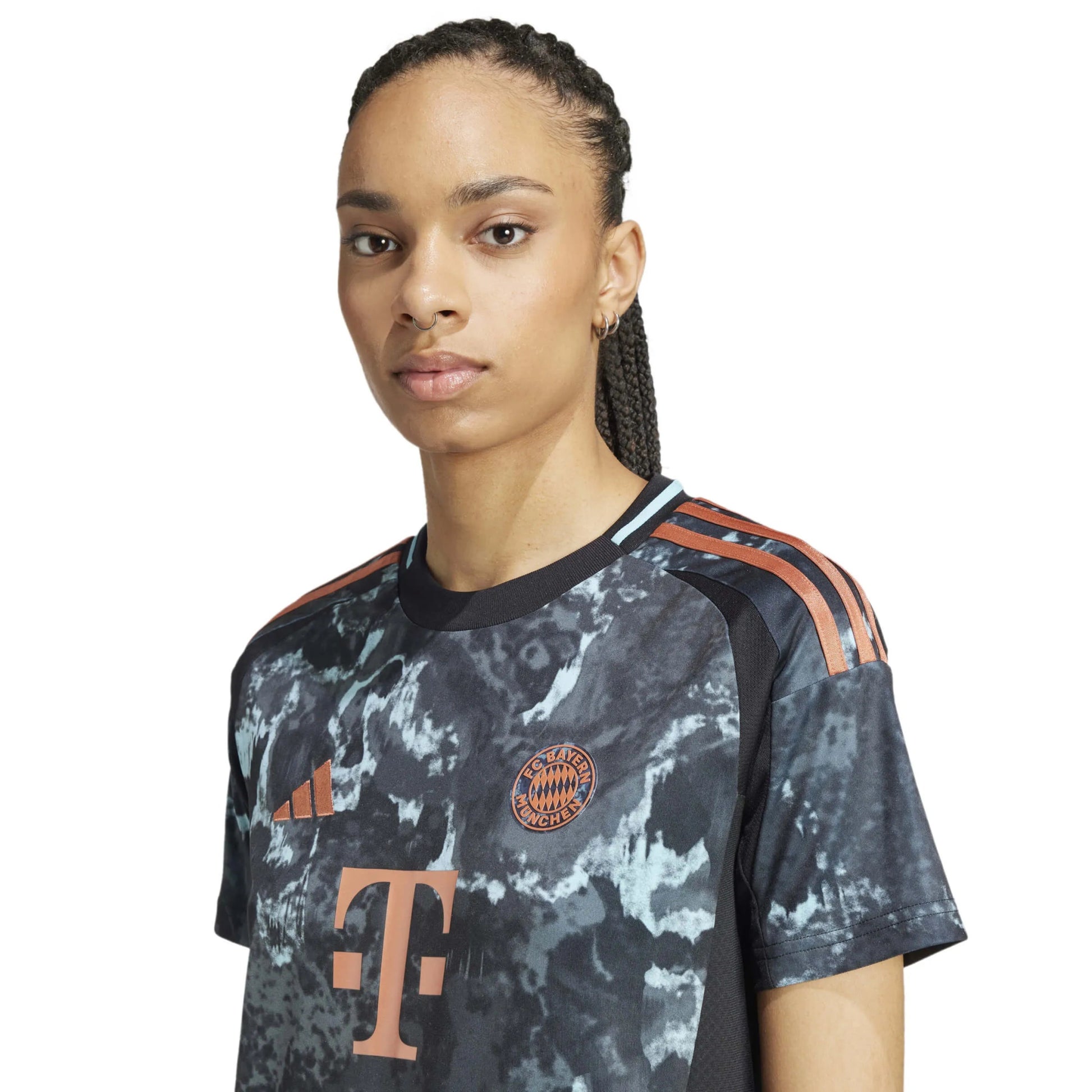 adidas 2024-25 Bayern Munich Women's Stadium Away Jersey (Detail 1)
