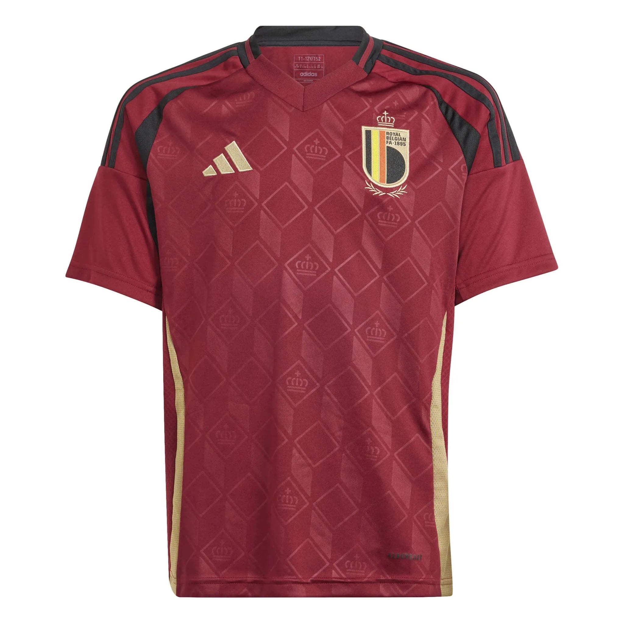 adidas 2024-25 Belgium Youth Stadium Jersey