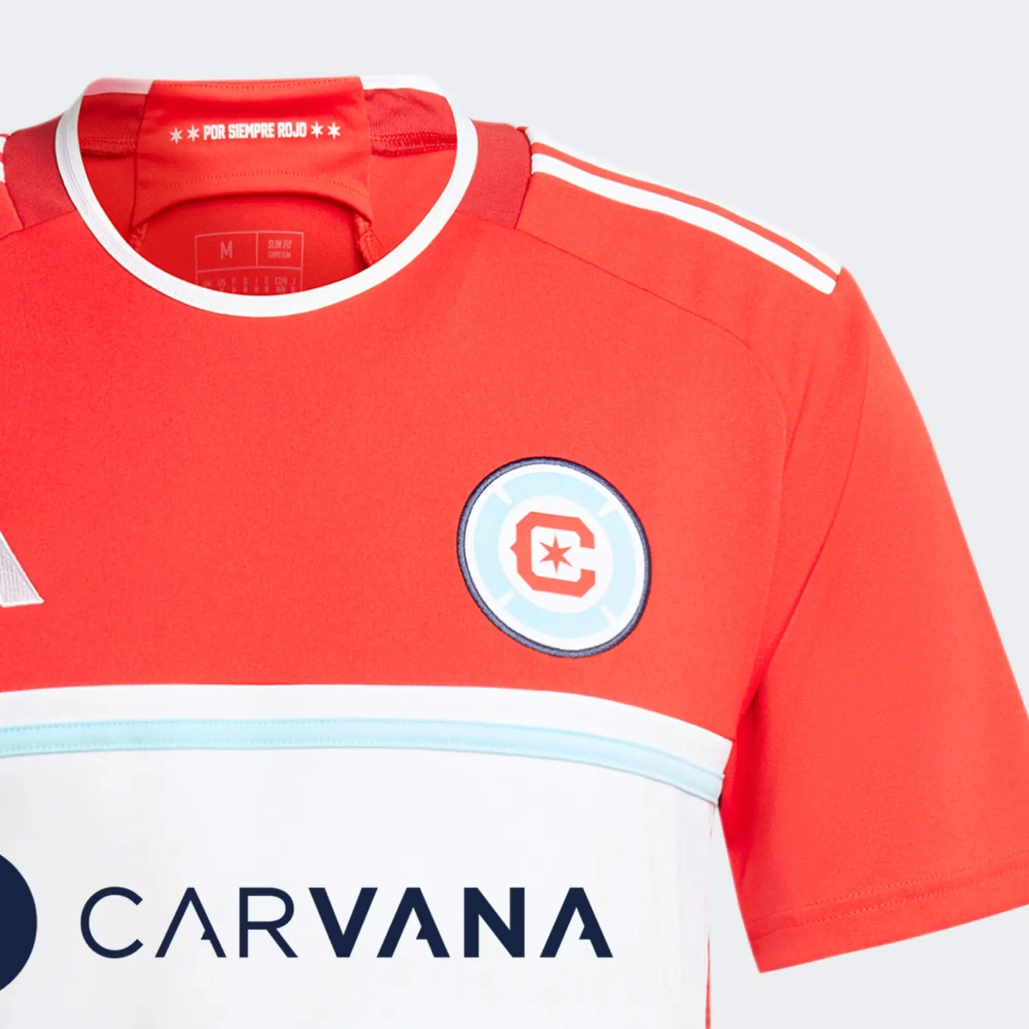 adidas 2024-25 Chicago Fire Mens Stadium Home Jersey (Detail 1)