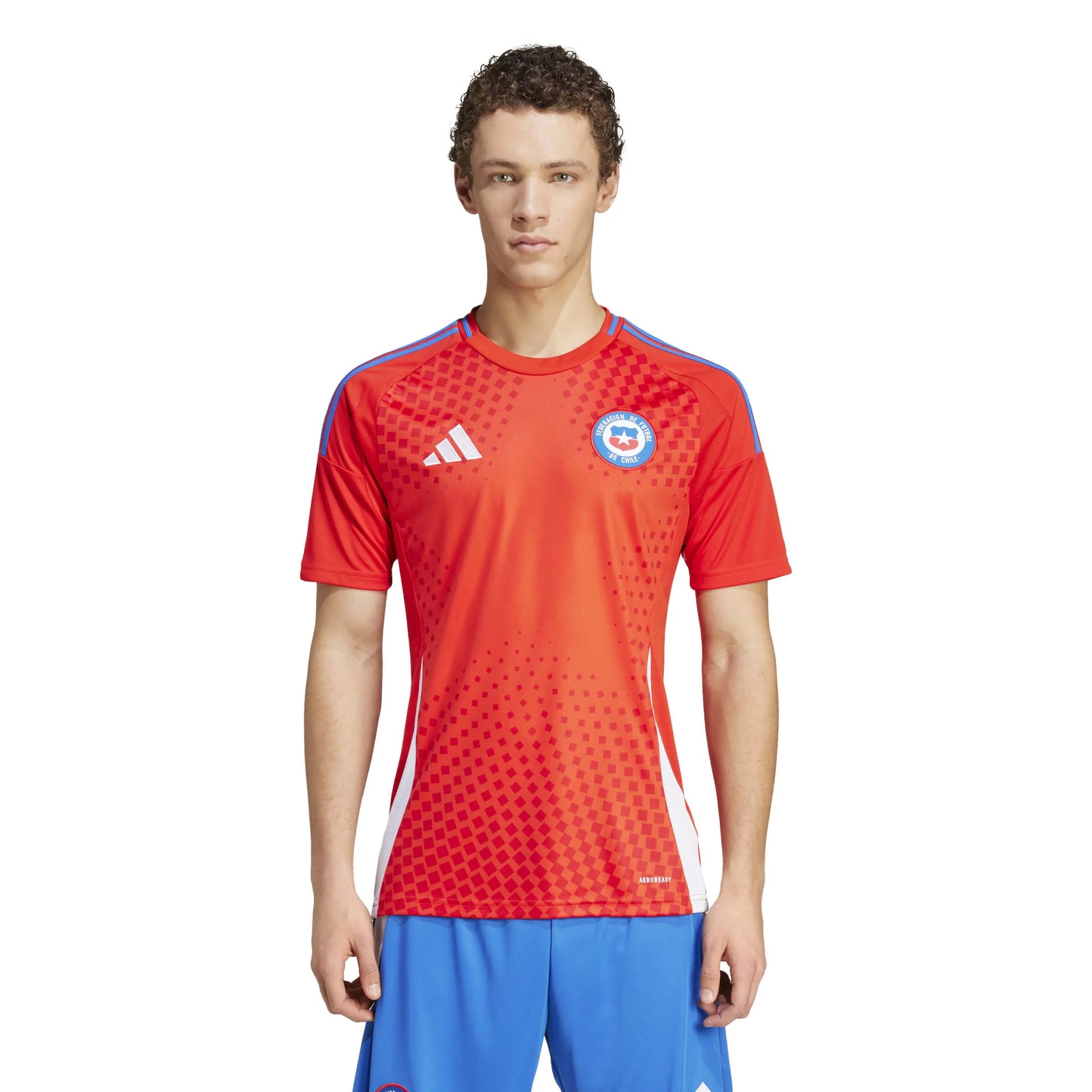 adidas 2024-25 Chile Men's Stadium Home Jersey
