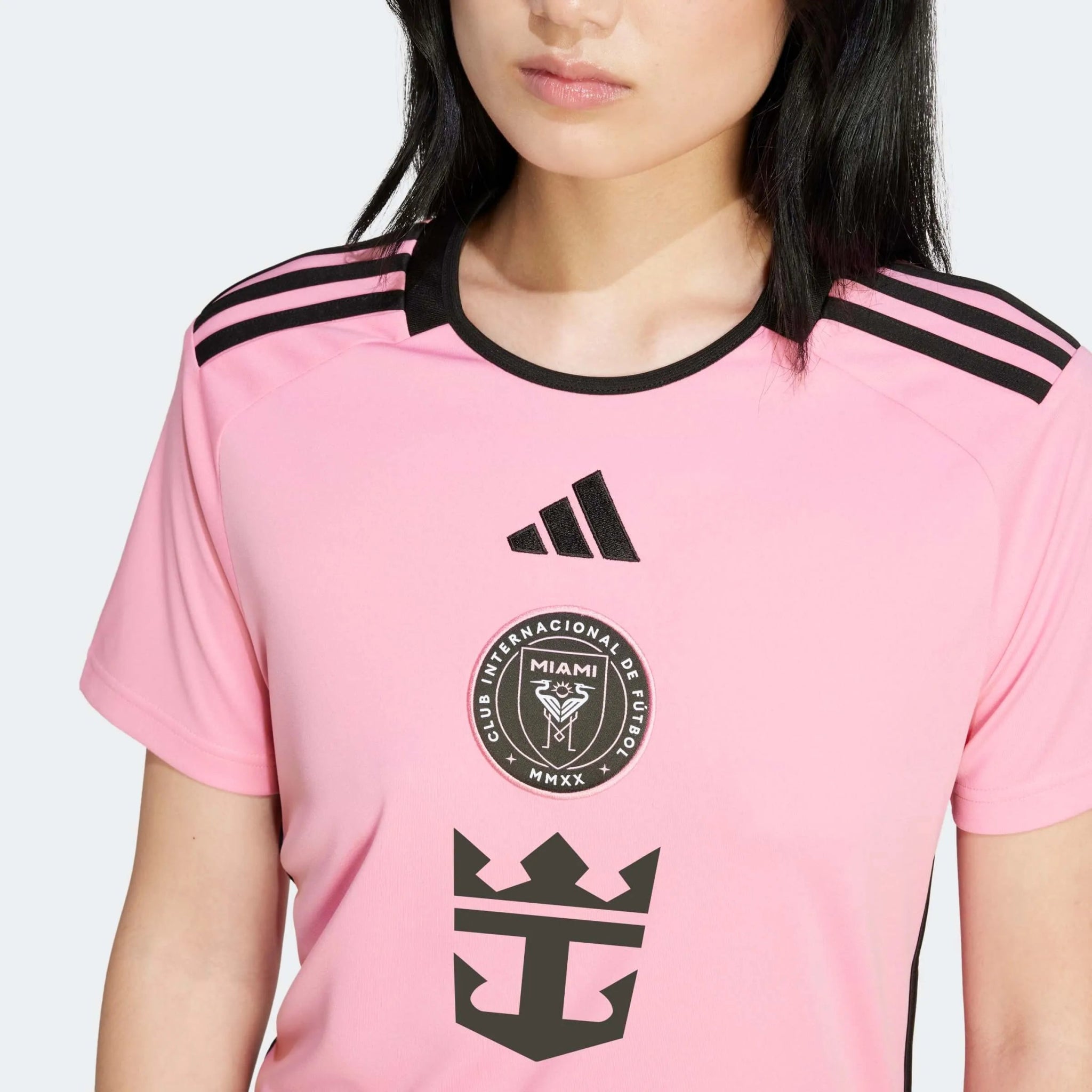adidas 2024-25 Inter Miami Women's Stadium Home Jersey (Detail 1)