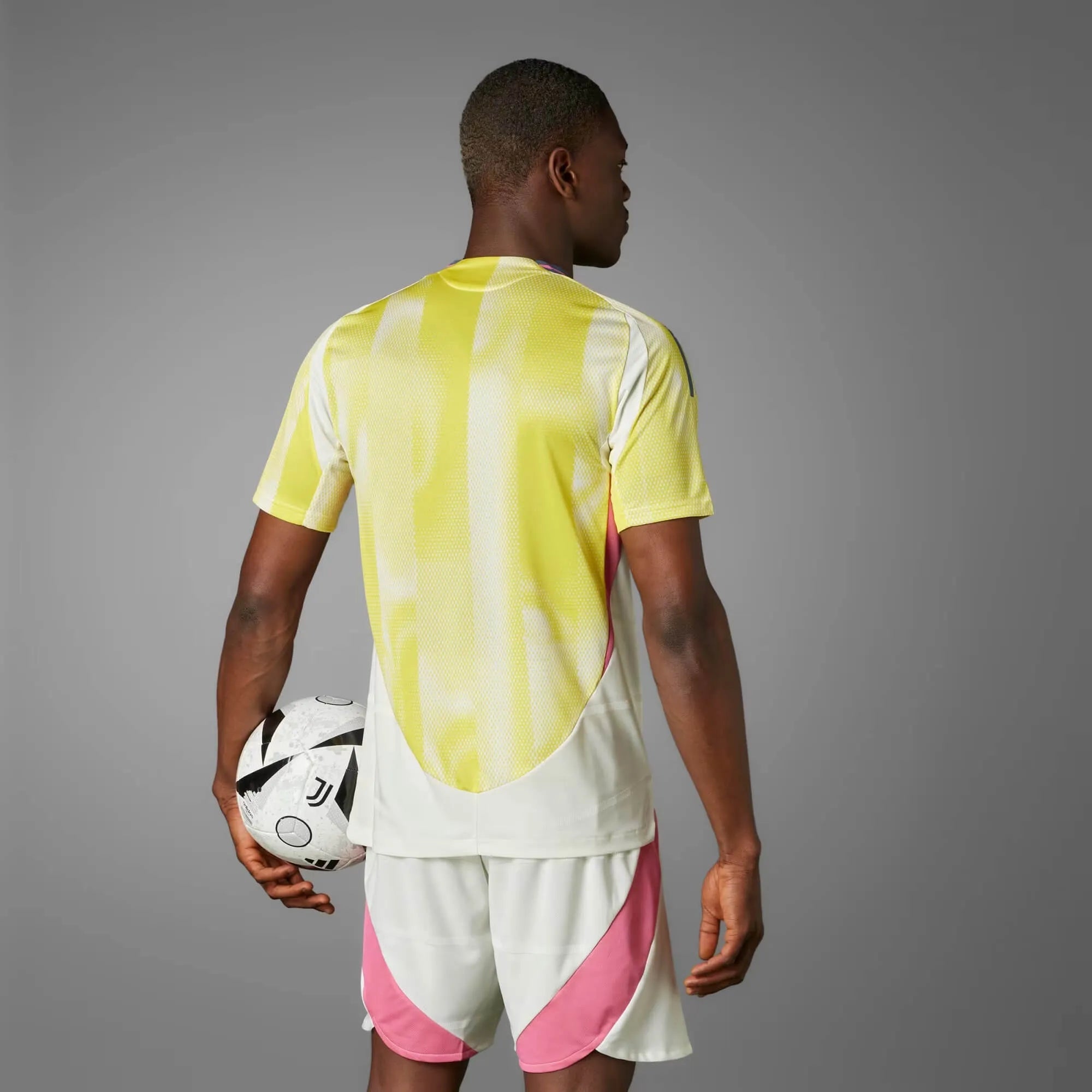 adidas 2024-25 Juventus Men's Authentic Away Jersey (Model - Back)