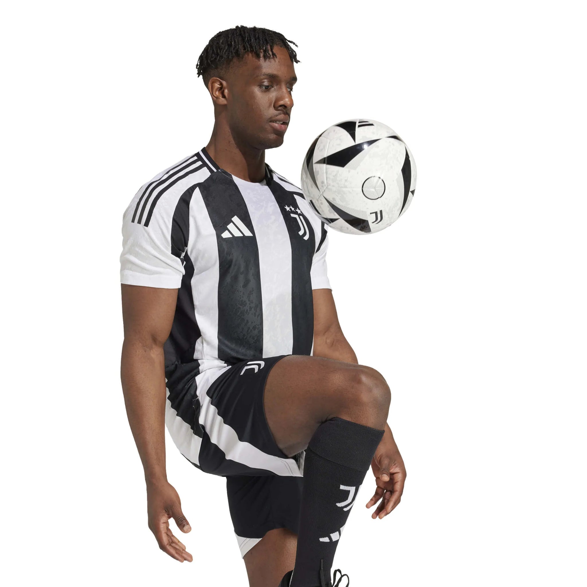 adidas 2024-25 Juventus Men's Authentic Home Jersey