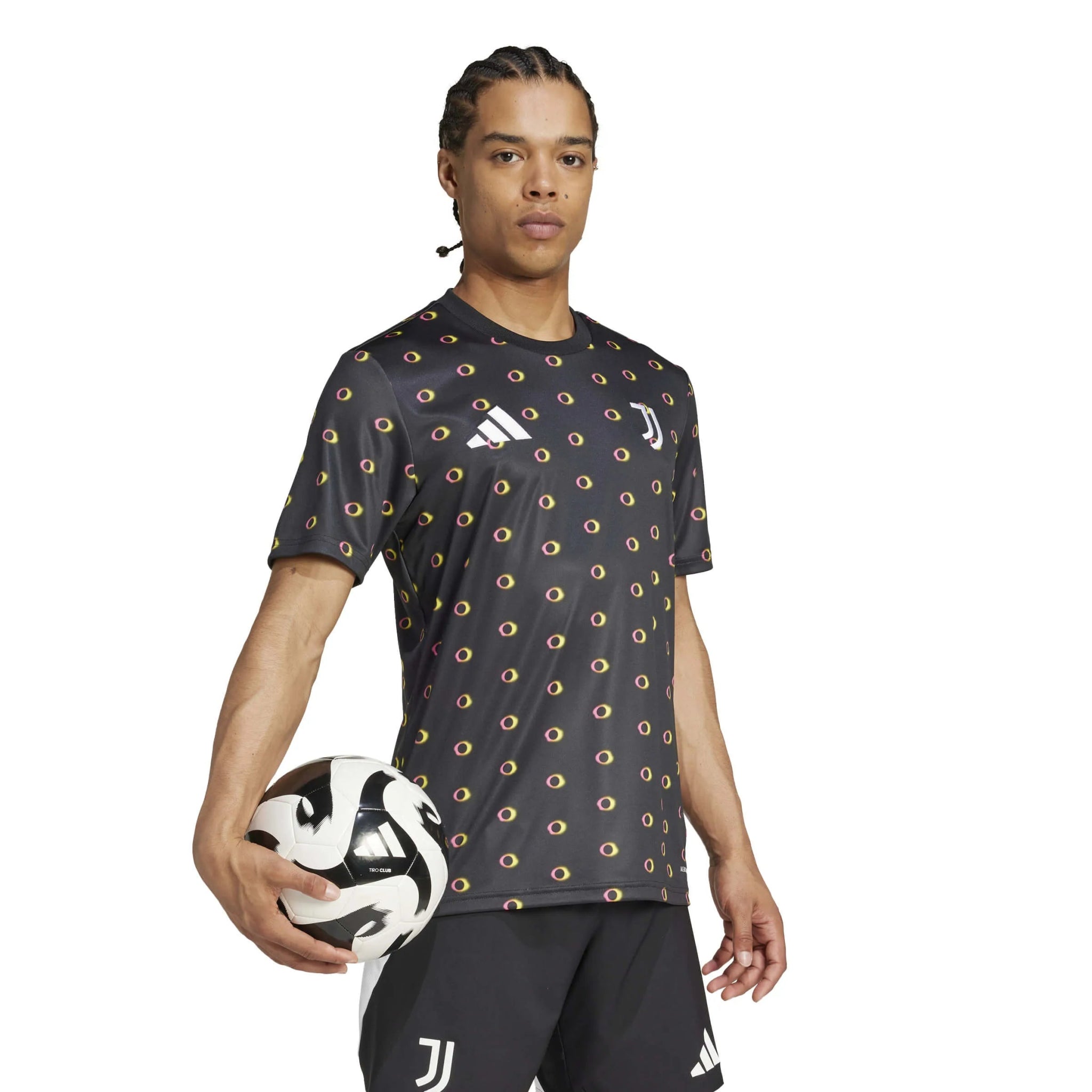 adidas 2024-25 Juventus Men's Pre-Match Jersey (Model - Side)