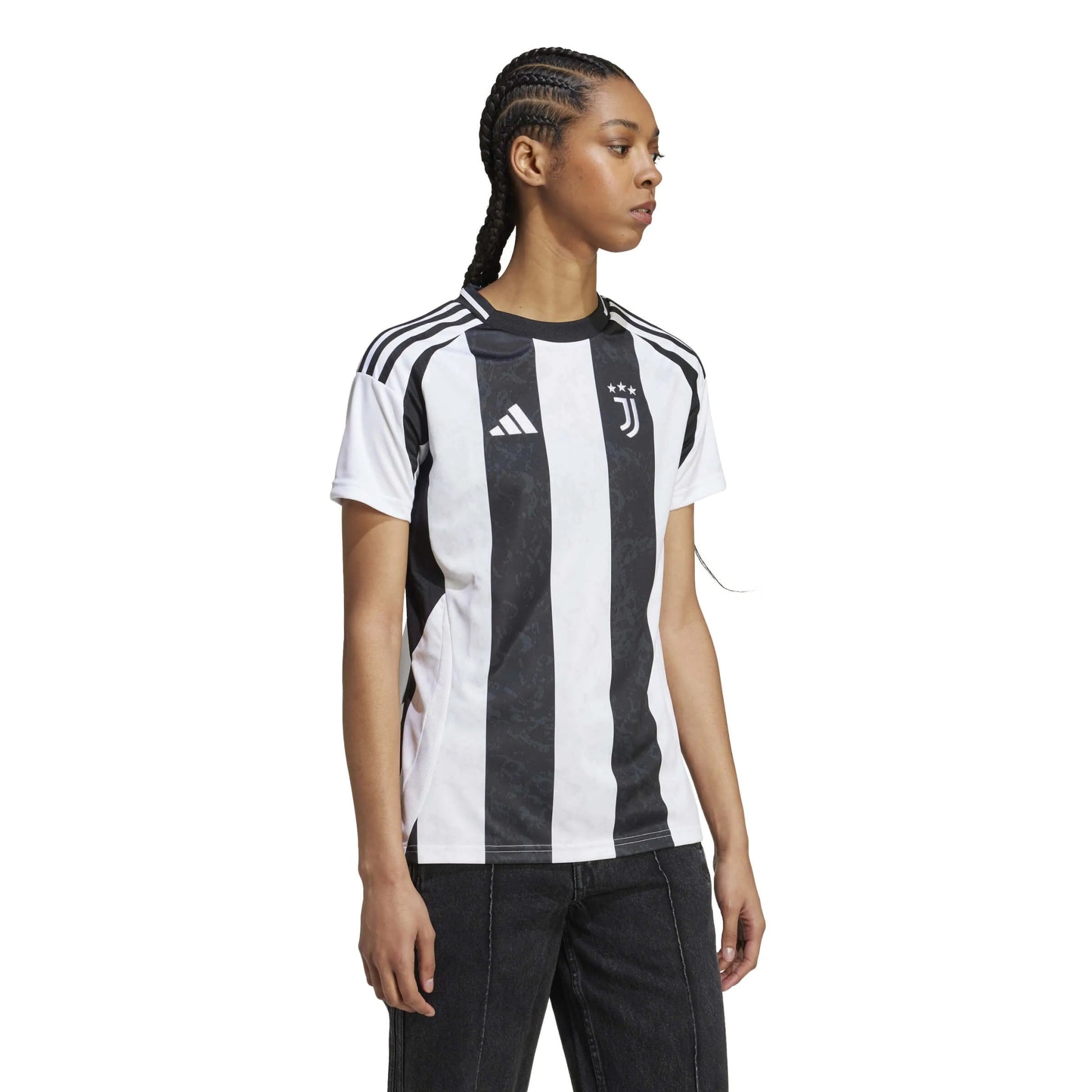 adidas 2024-25 Juventus Women's Home Jersey (Model - Side)