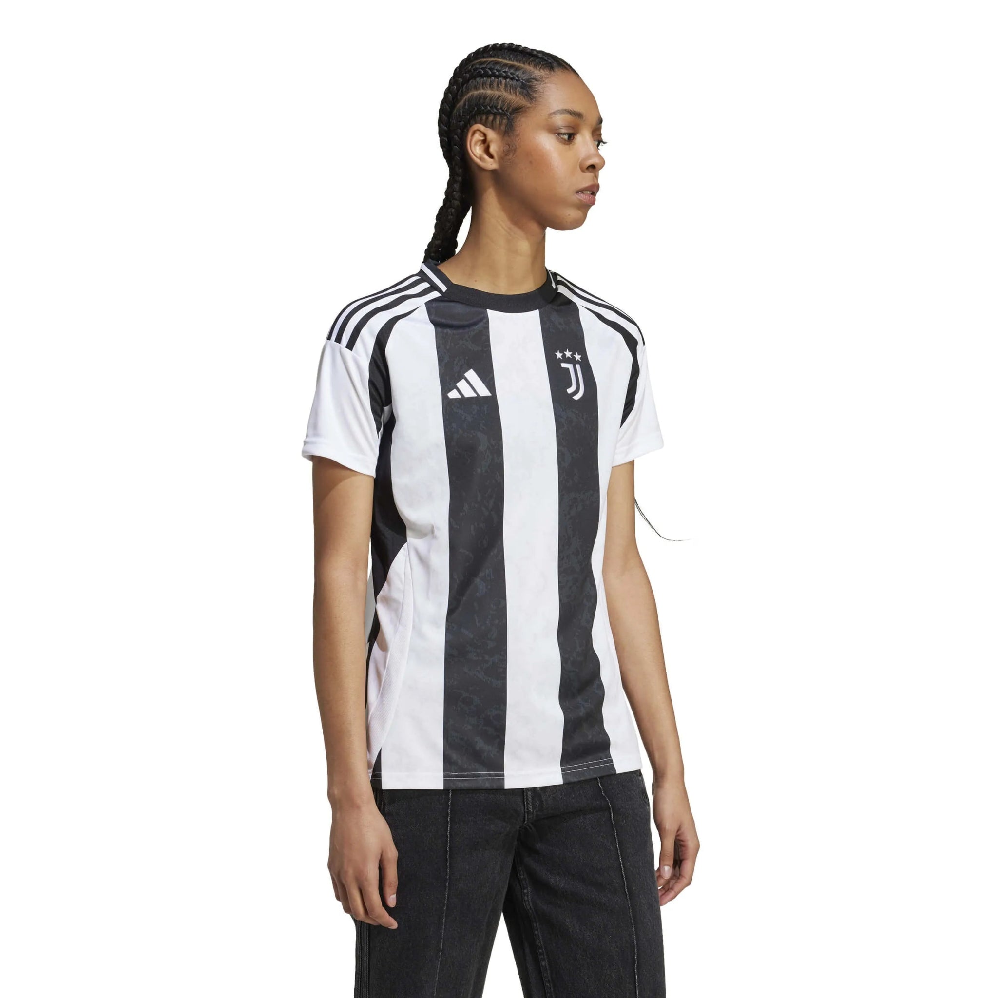 adidas 2024-25 Juventus Women's Home Jersey (Model - Side)