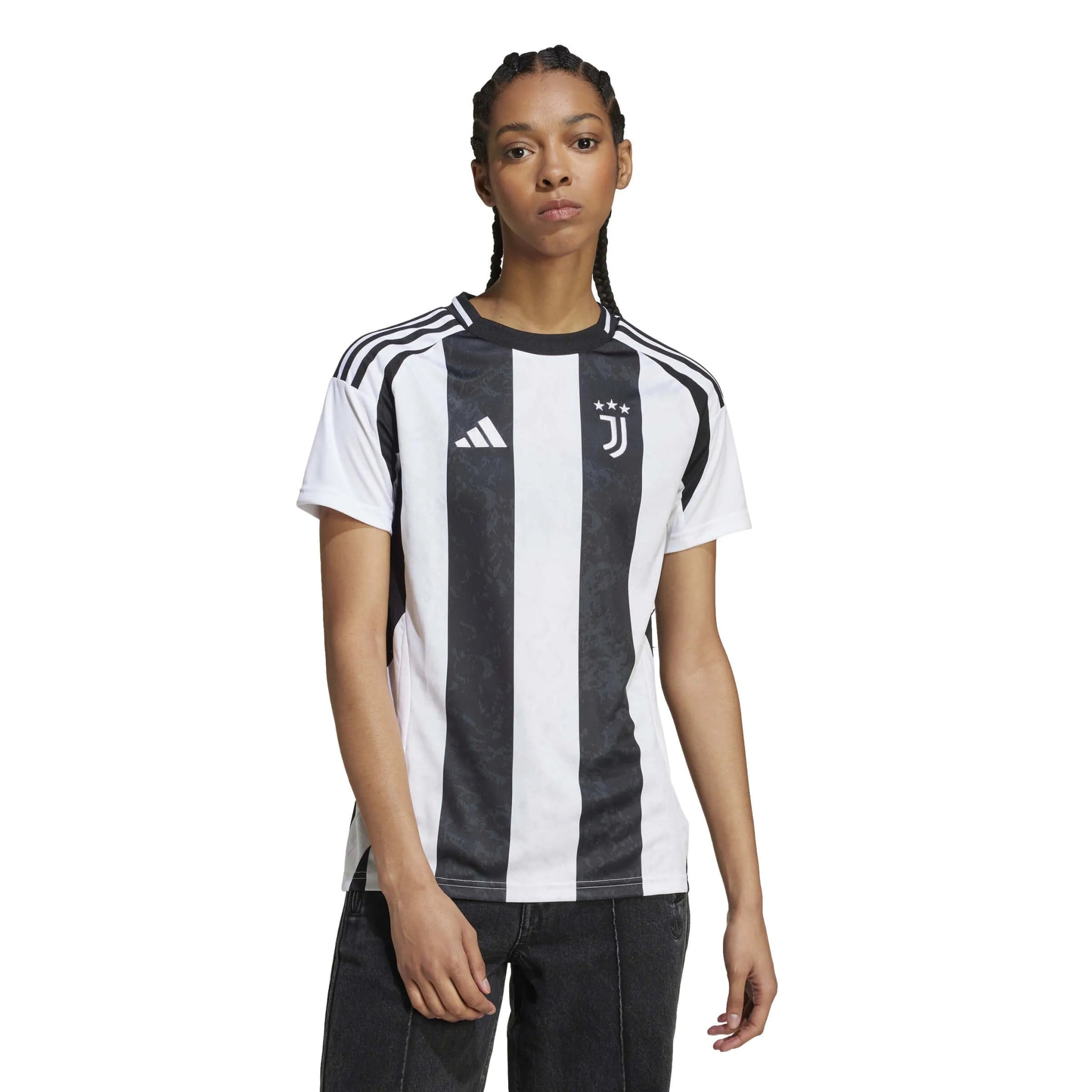 adidas 2024-25 Juventus Women's Home Jersey (Model - Front)