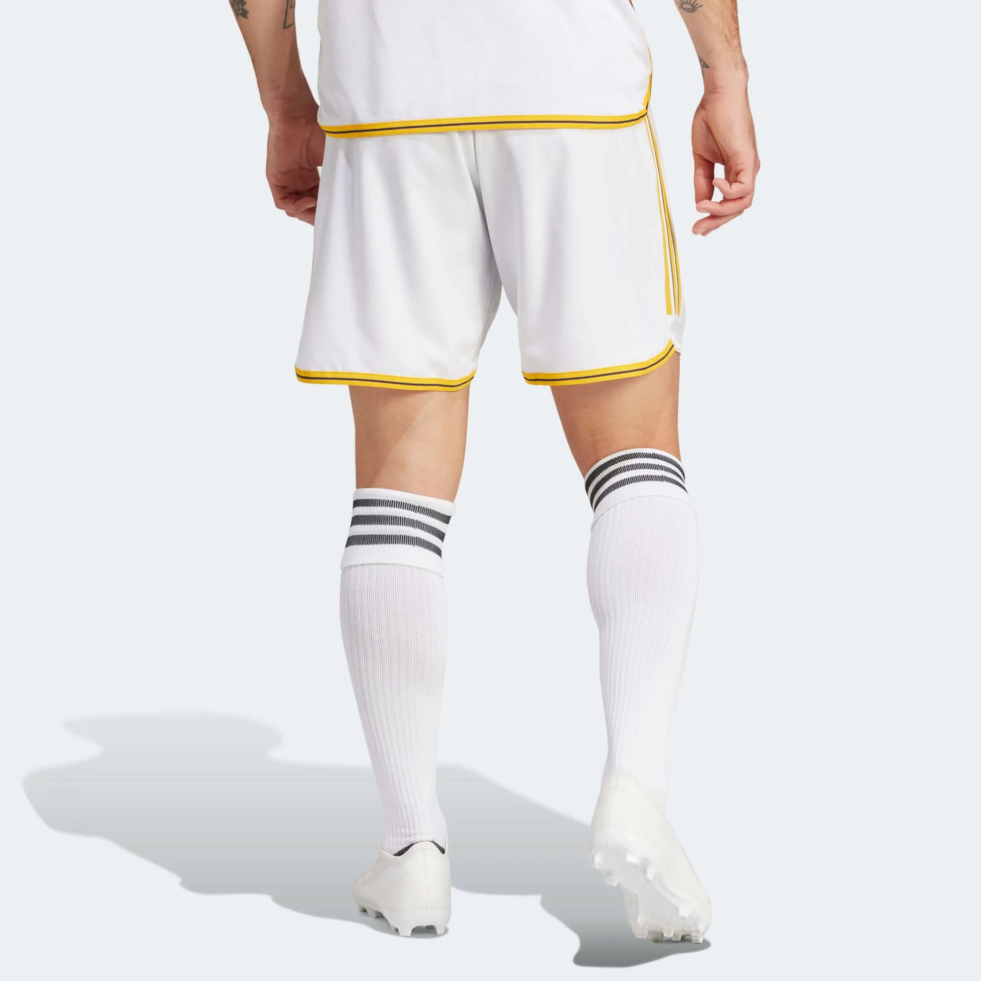 adidas 2024-25 LA Galaxy Men's Home Authentic Shorts (Model - Back)