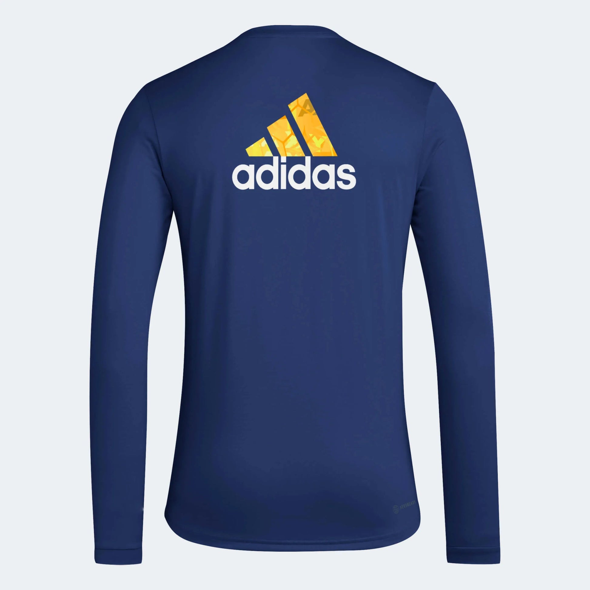 adidas 2024-25 LA Galaxy Men's Long-Sleeve Pre-Game Tee (Back)