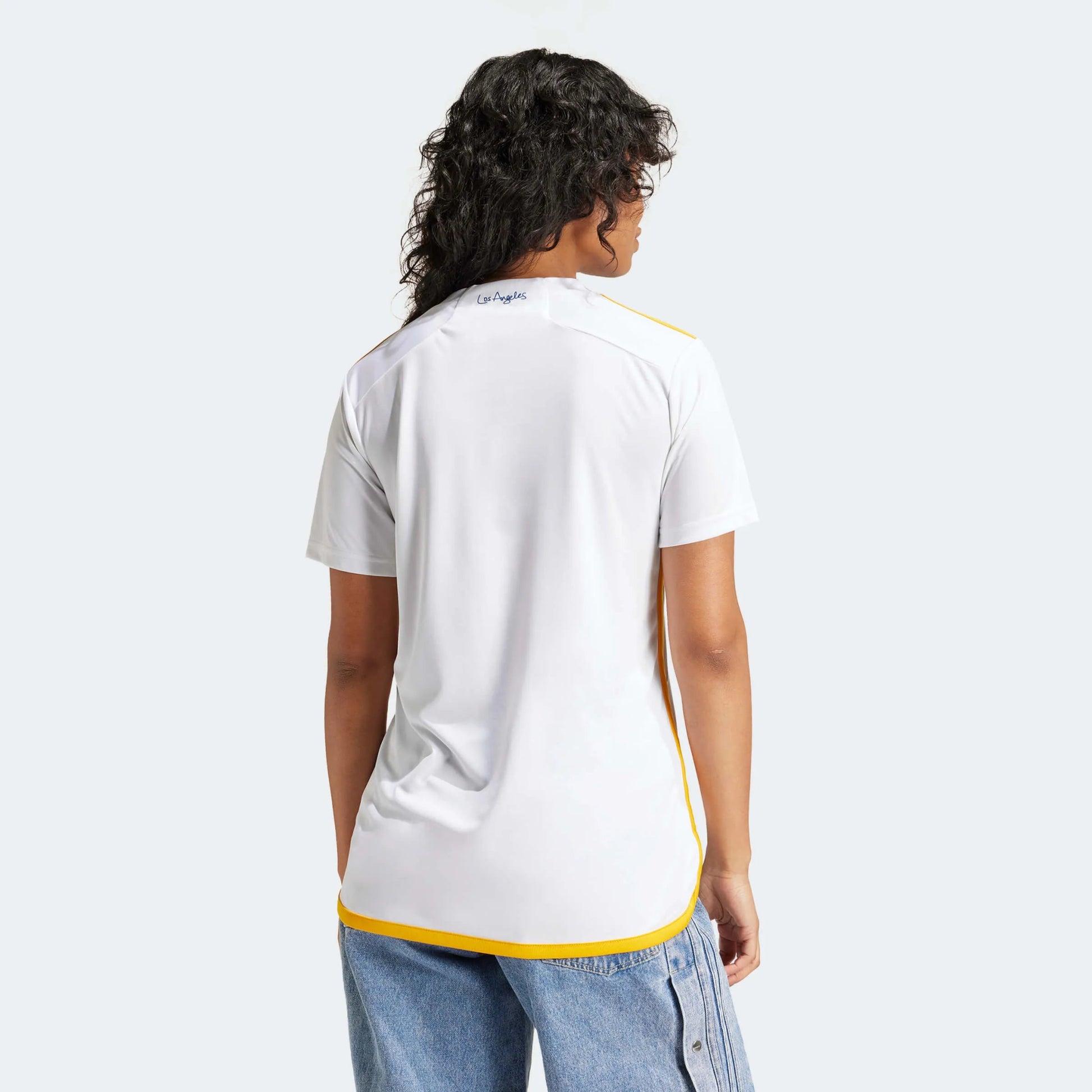 adidas 2024-25 LA Galaxy Women's Stadium Home Jersey (Model - Back)