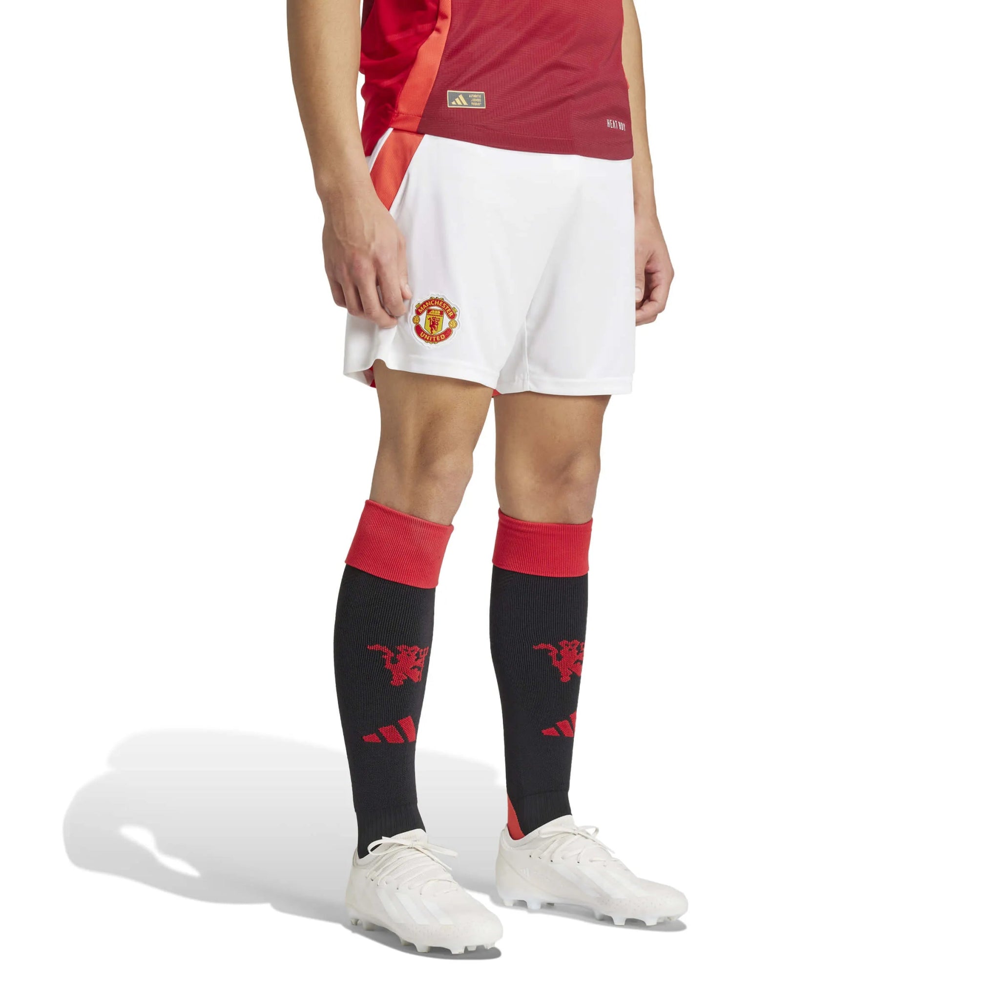 adidas 2024-25 Manchester United Men's Home Shorts (Model - Front)