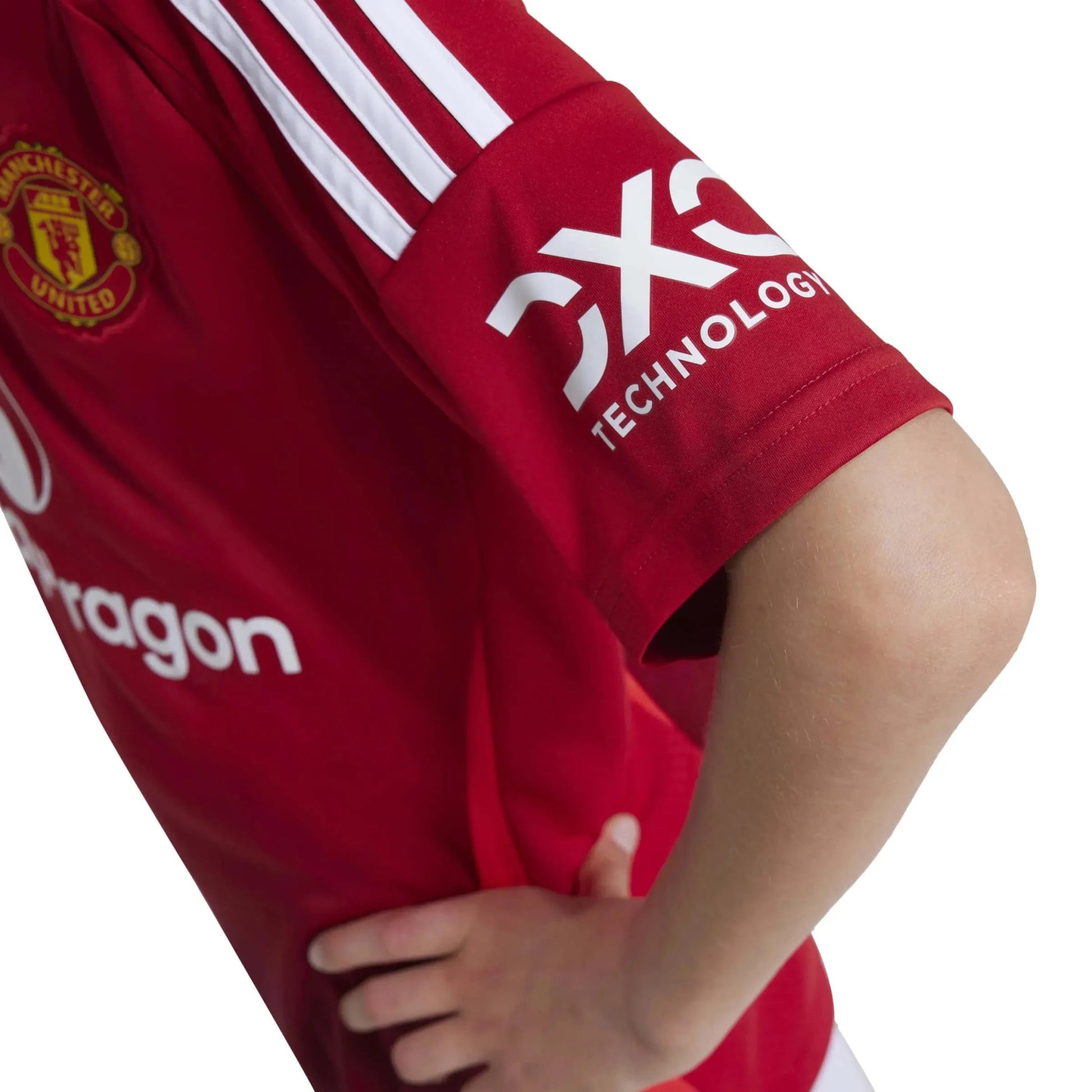 adidas 2024-25 Manchester United Youth Stadium Home Jersey