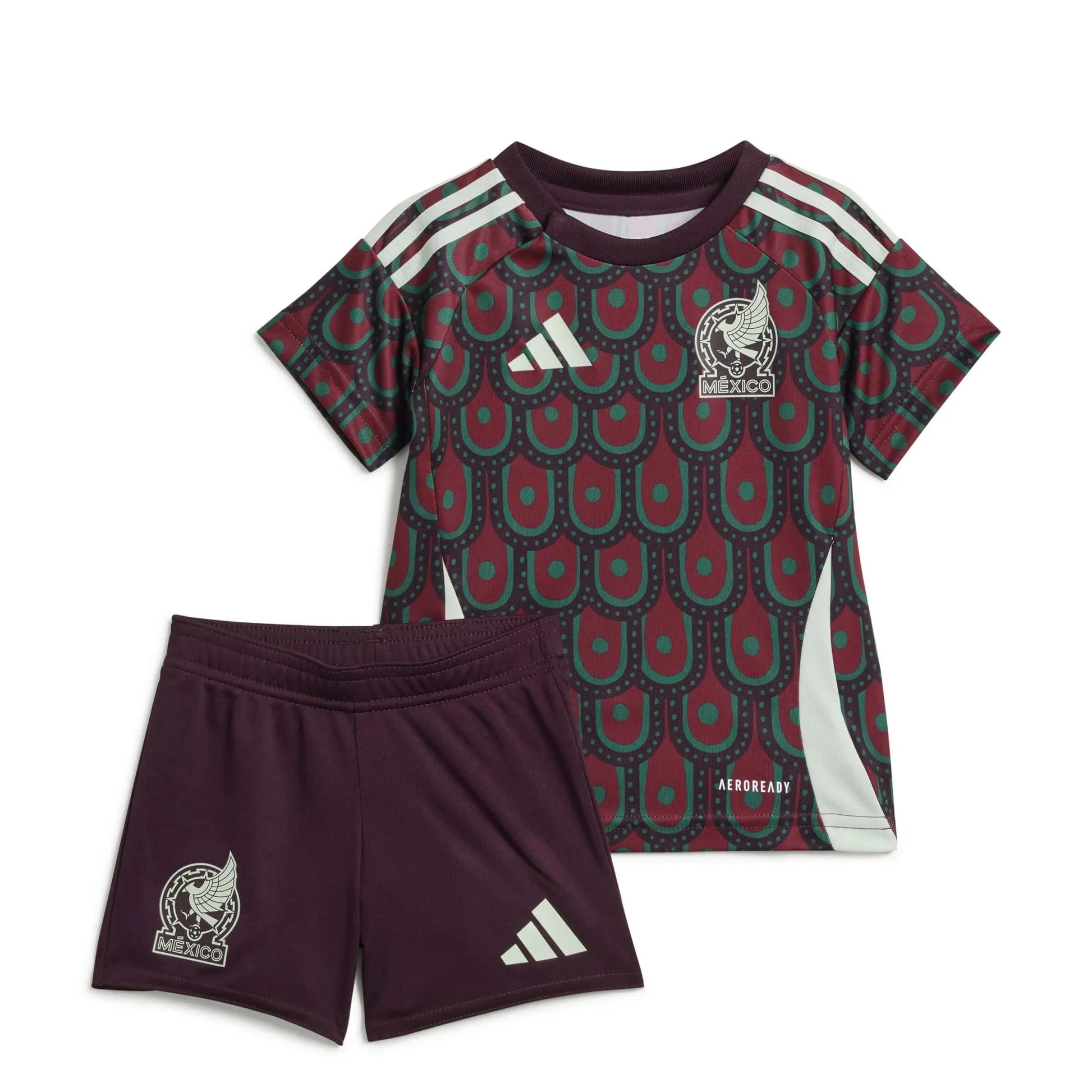 adidas 2024-25 Mexico Baby Kit Stadium Home Jersey