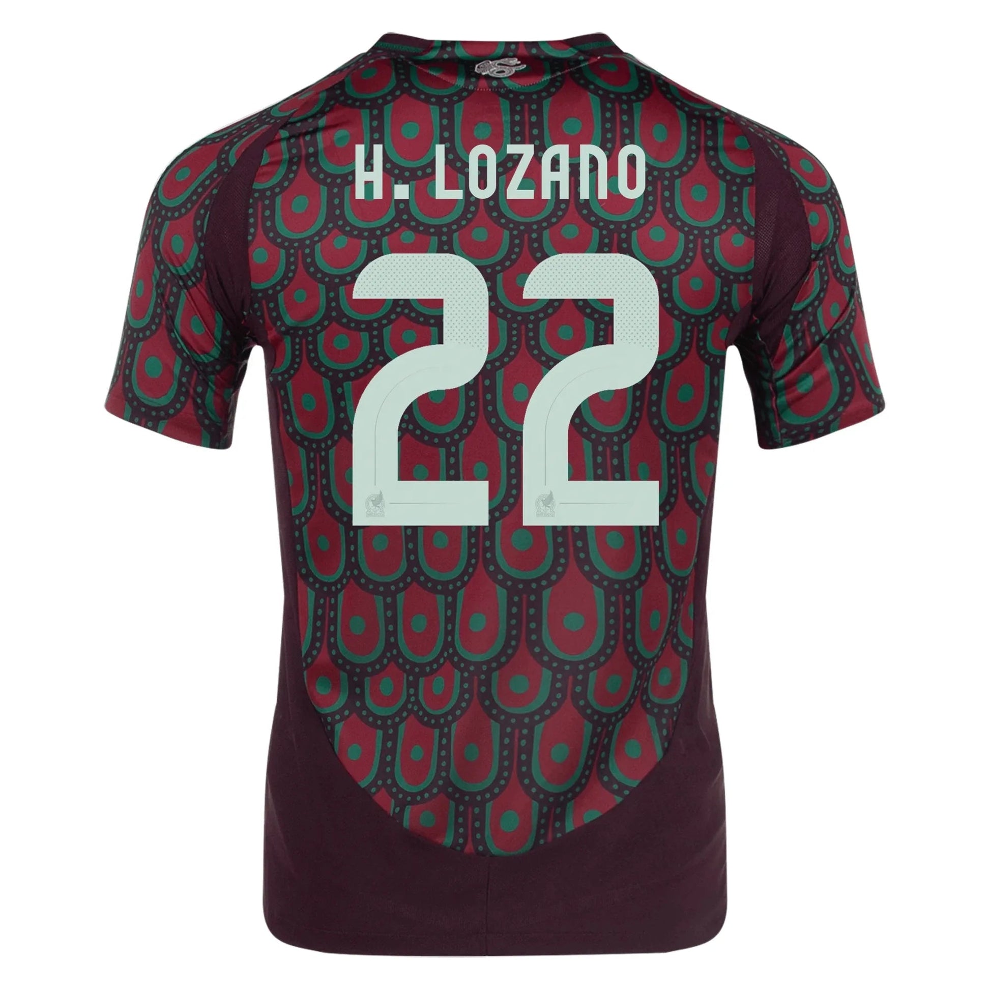 adidas 2024-25 Mexico Men's Authentic Home Jersey (H. Lozano)
