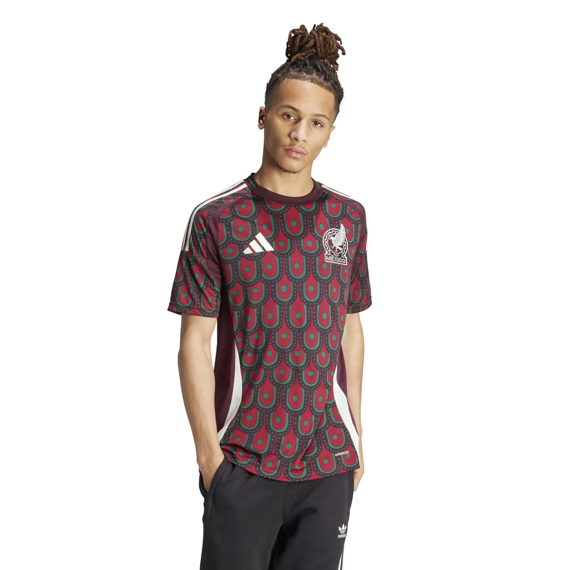 adidas 2024-25 Mexico Men's Stadium Home Jersey