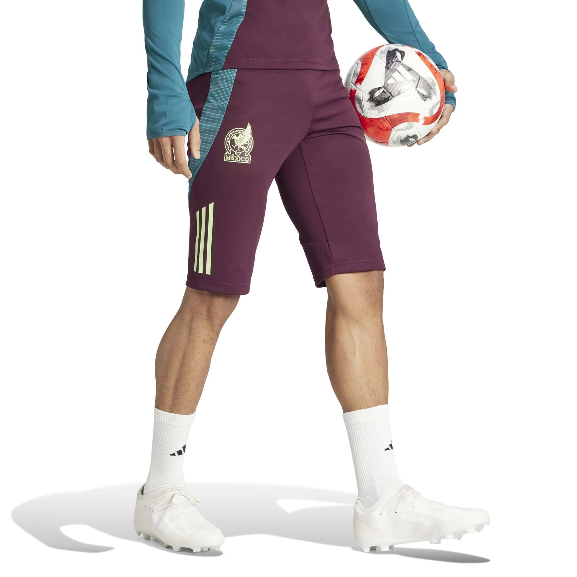 adidas 2024-25 Mexico Men's Tiro 24 Competition 1-2 Pants (Model - Side)
