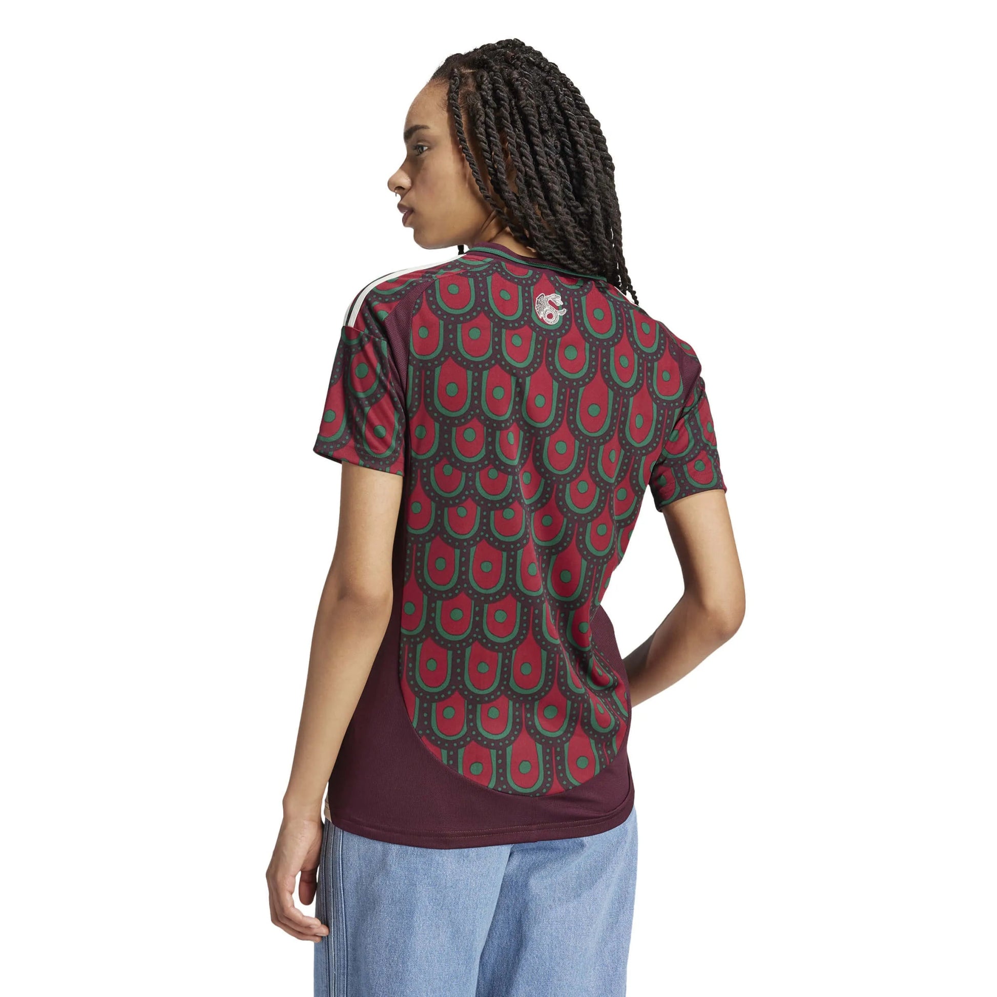 adidas 2024-25 Mexico Women's Stadium Home Jersey (Model - Back)