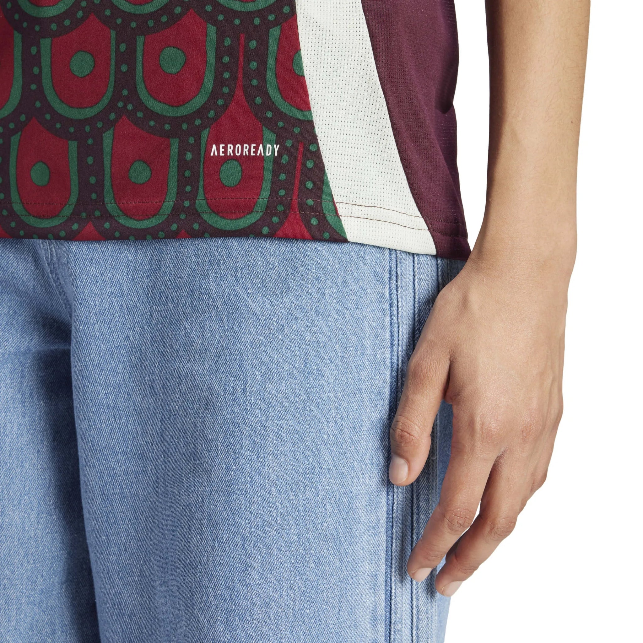 adidas 2024-25 Mexico Women's Stadium Home Jersey (Detail 2)