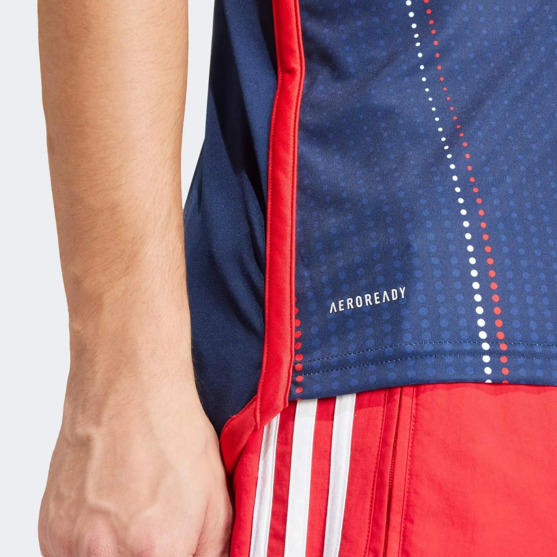 adidas 2024-25 New England Revolution Men's Stadium Home Jersey (Detail 2)