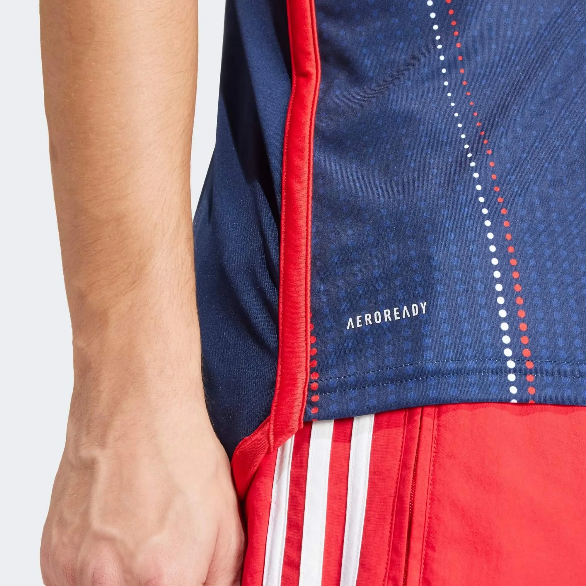 adidas 2024-25 New England Revolution Men's Stadium Home Jersey (Detail 2)