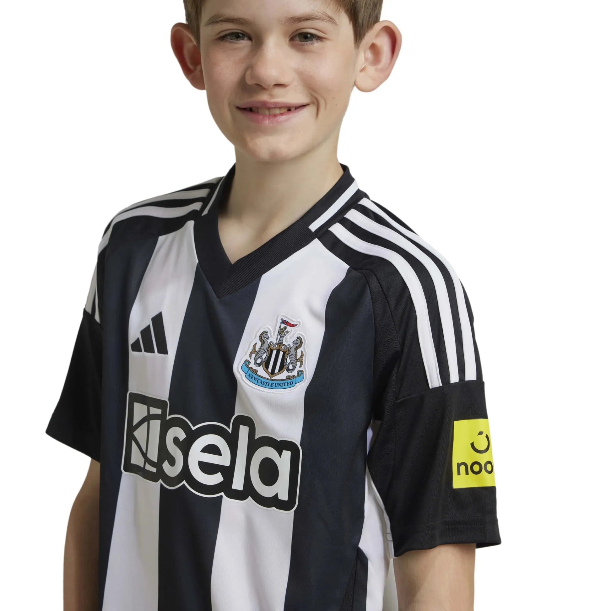 adidas 2024-25 Newcastle Youth Stadium Home Jersey