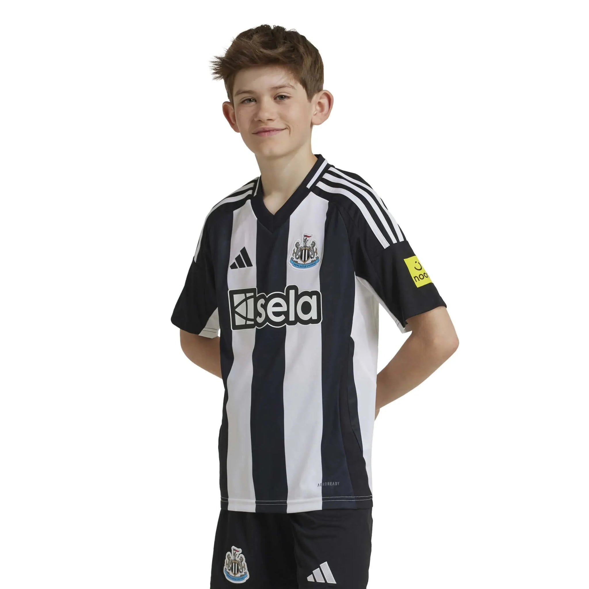 adidas 2024-25 Newcastle Youth Stadium Home Jersey