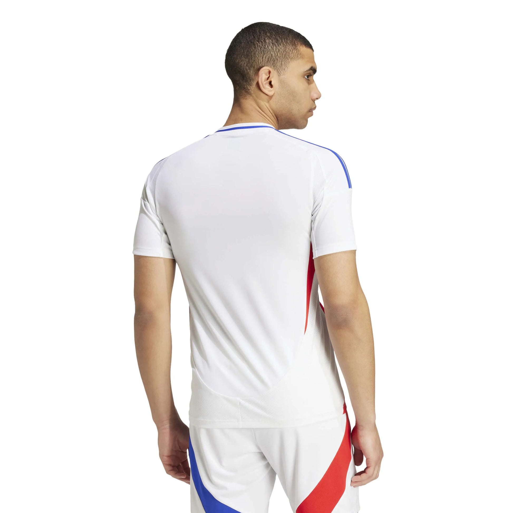 adidas 2024-25 Olympique Lyon Men's Stadium Home Jersey