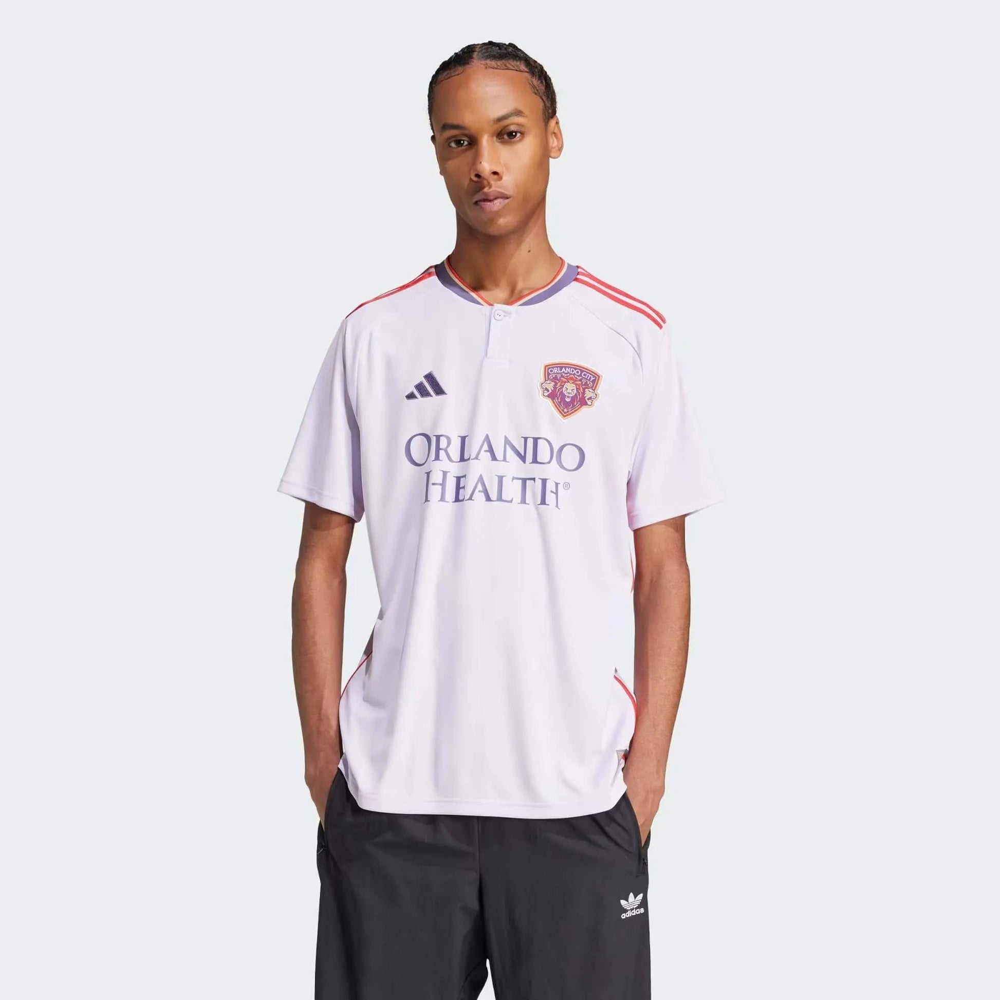 adidas 2024-25 Orlando City Men's Stadium Away Jersey (Model - Front)