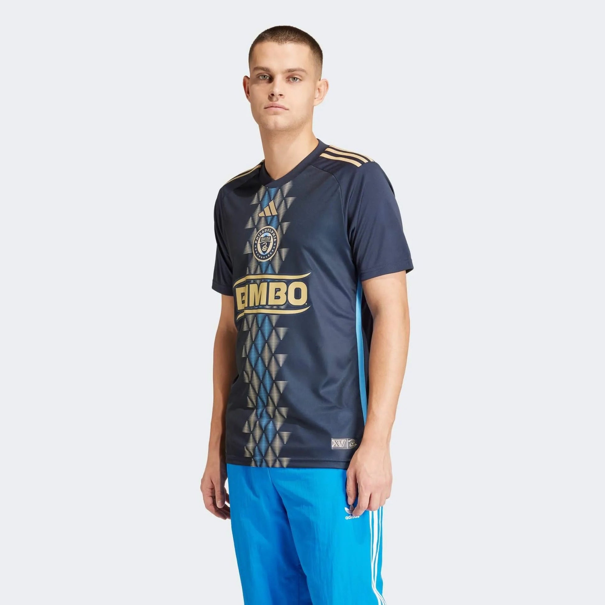 adidas 2024-25 Philadelphia Union Men's Stadium Home Jersey (Model - Front)