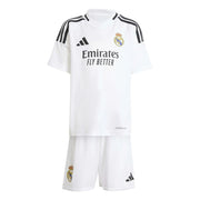 adidas 2024-25 Real Madrid Kids' Home Mini Kit