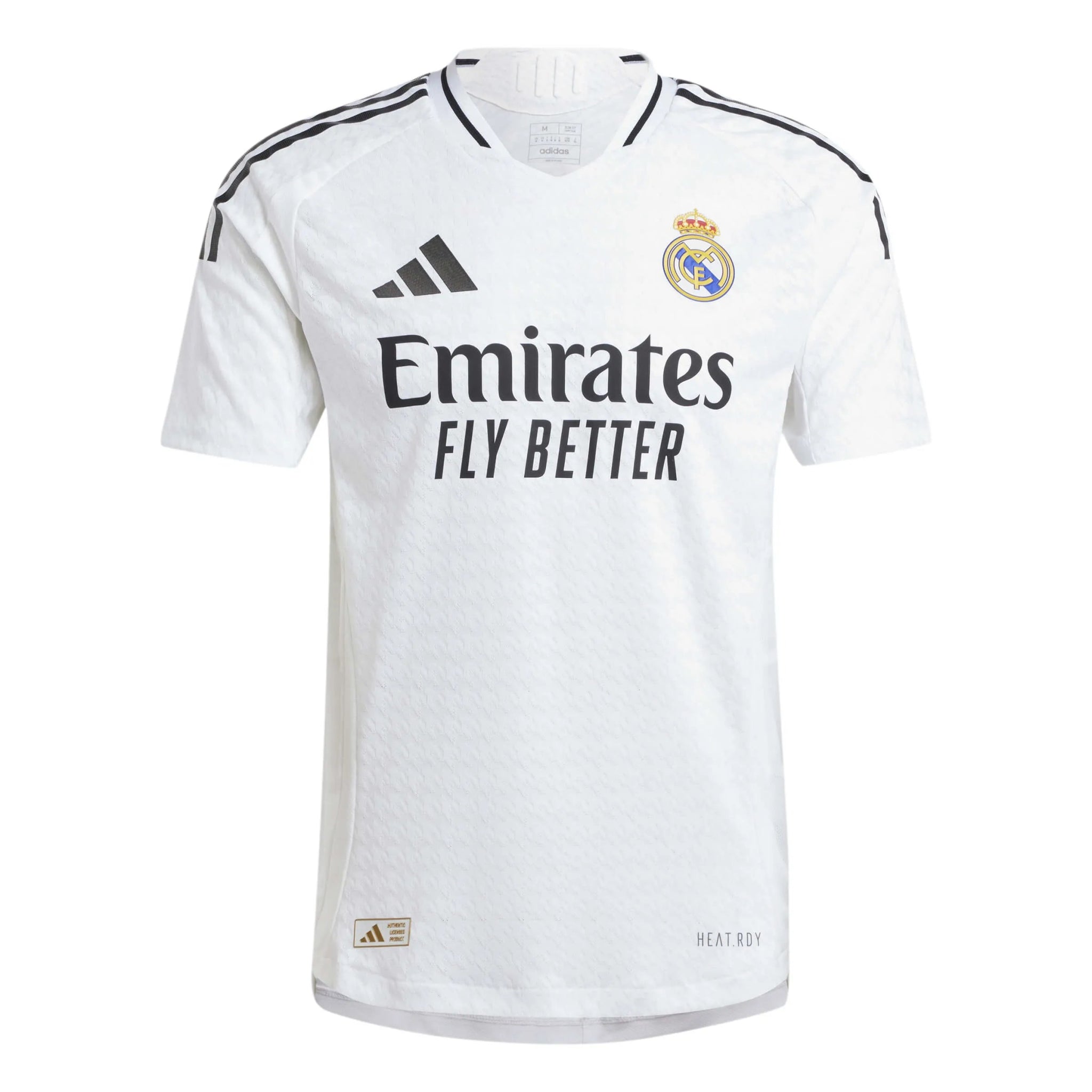 adidas 2024-25 Real Madrid Men's Authentic Home Jersey (Front)