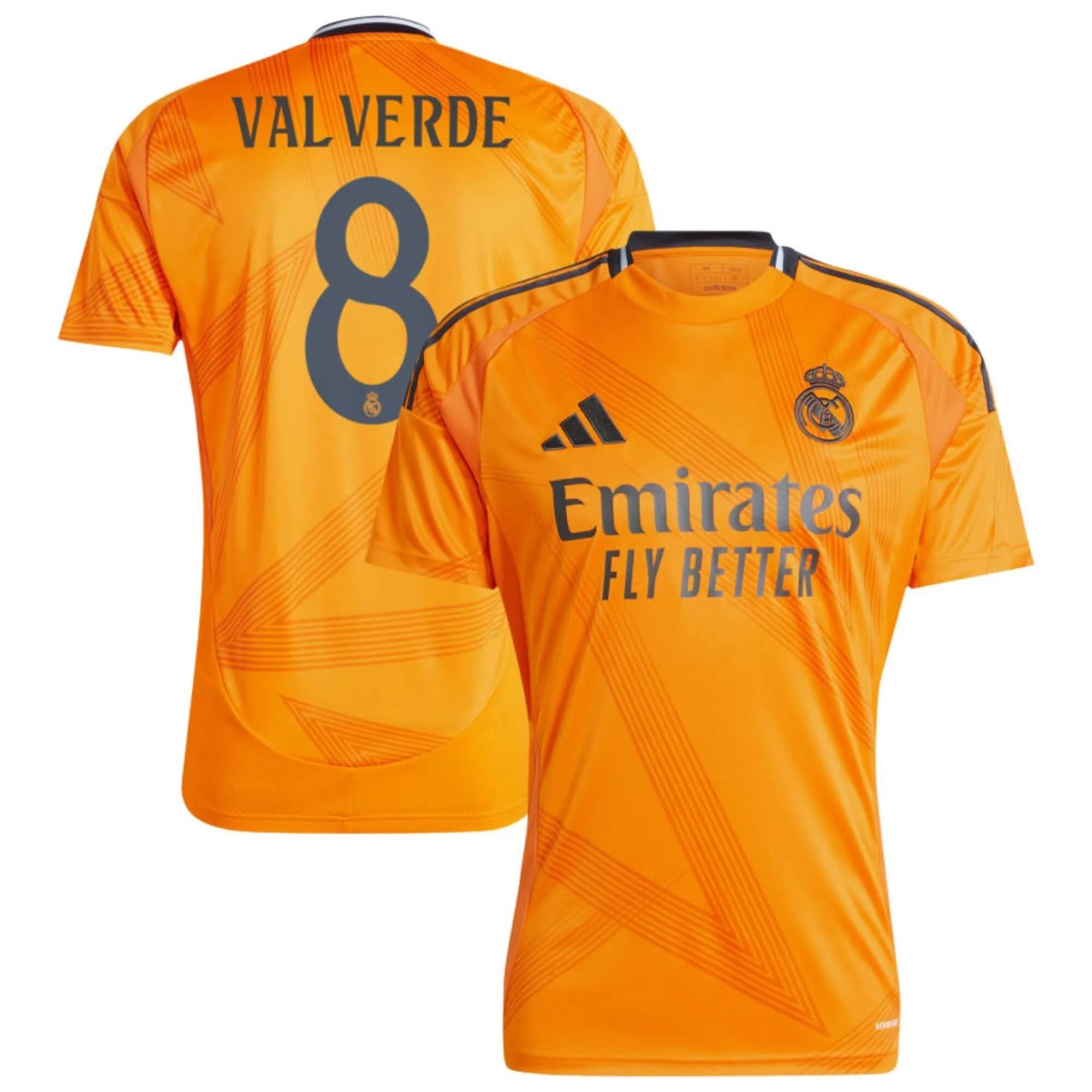 adidas 2024-25 Real Madrid Men's Stadium Away Jersey (Valverde)