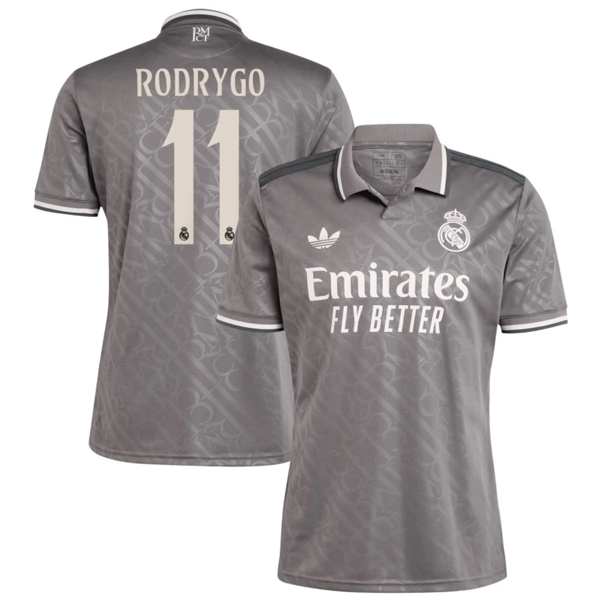 adidas 2024-25 Real Madrid Men's Stadium Third Jersey (Rodrygo)