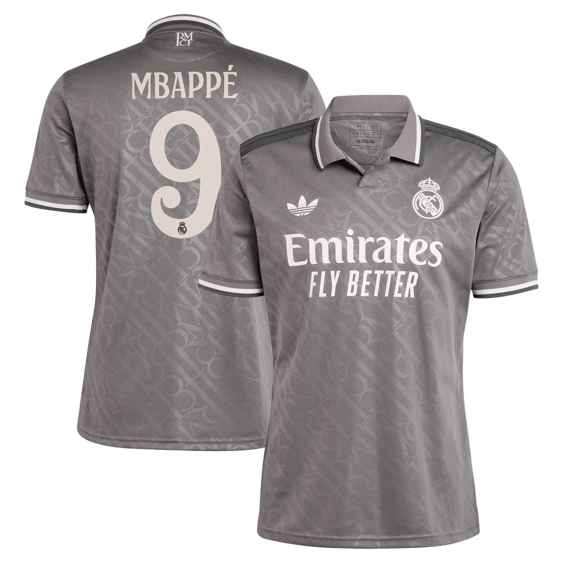 adidas 2024-25 Real Madrid Men's Stadium Third Jersey (Mbappe)
