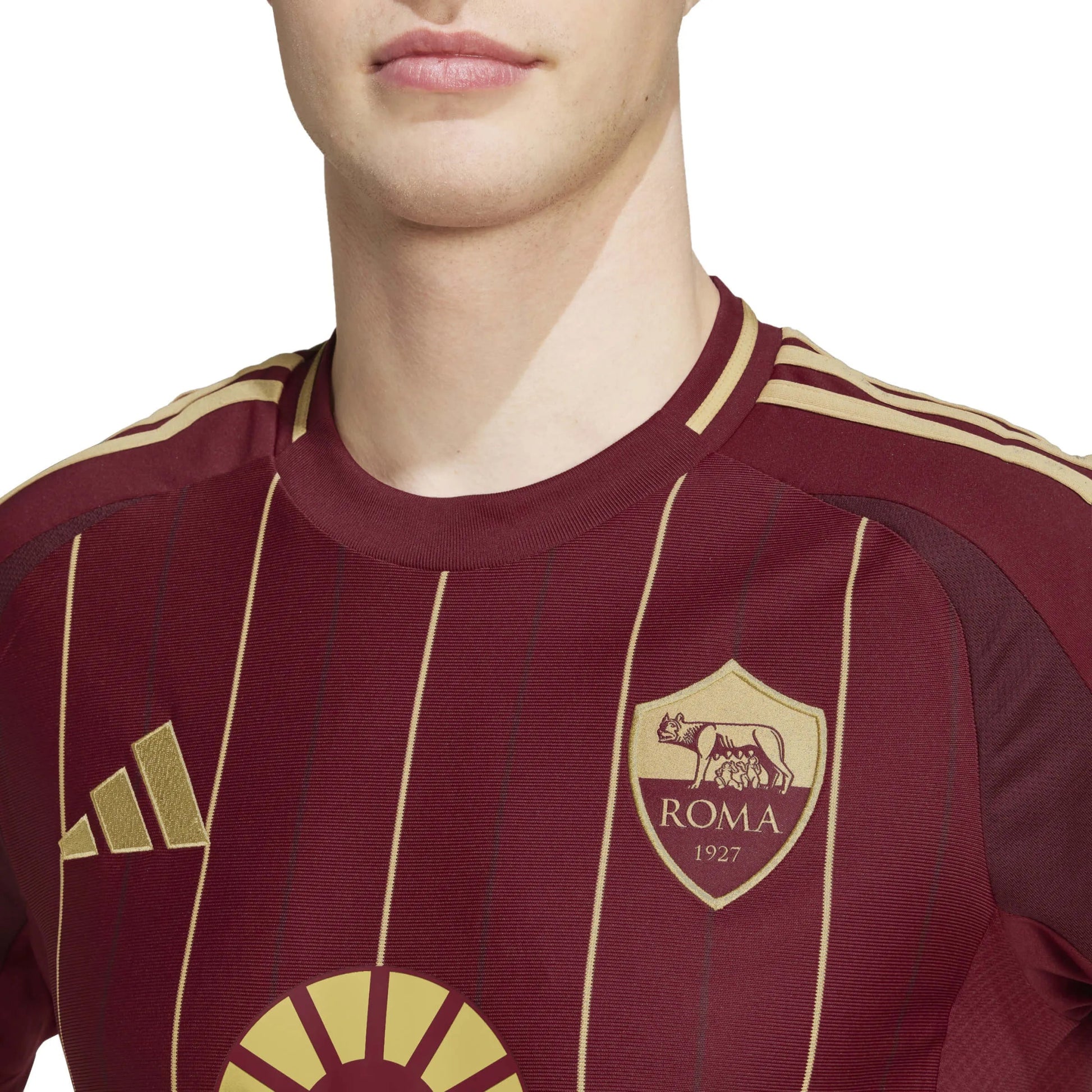 adidas 2024-25 Roma Men's Stadium Home Jersey