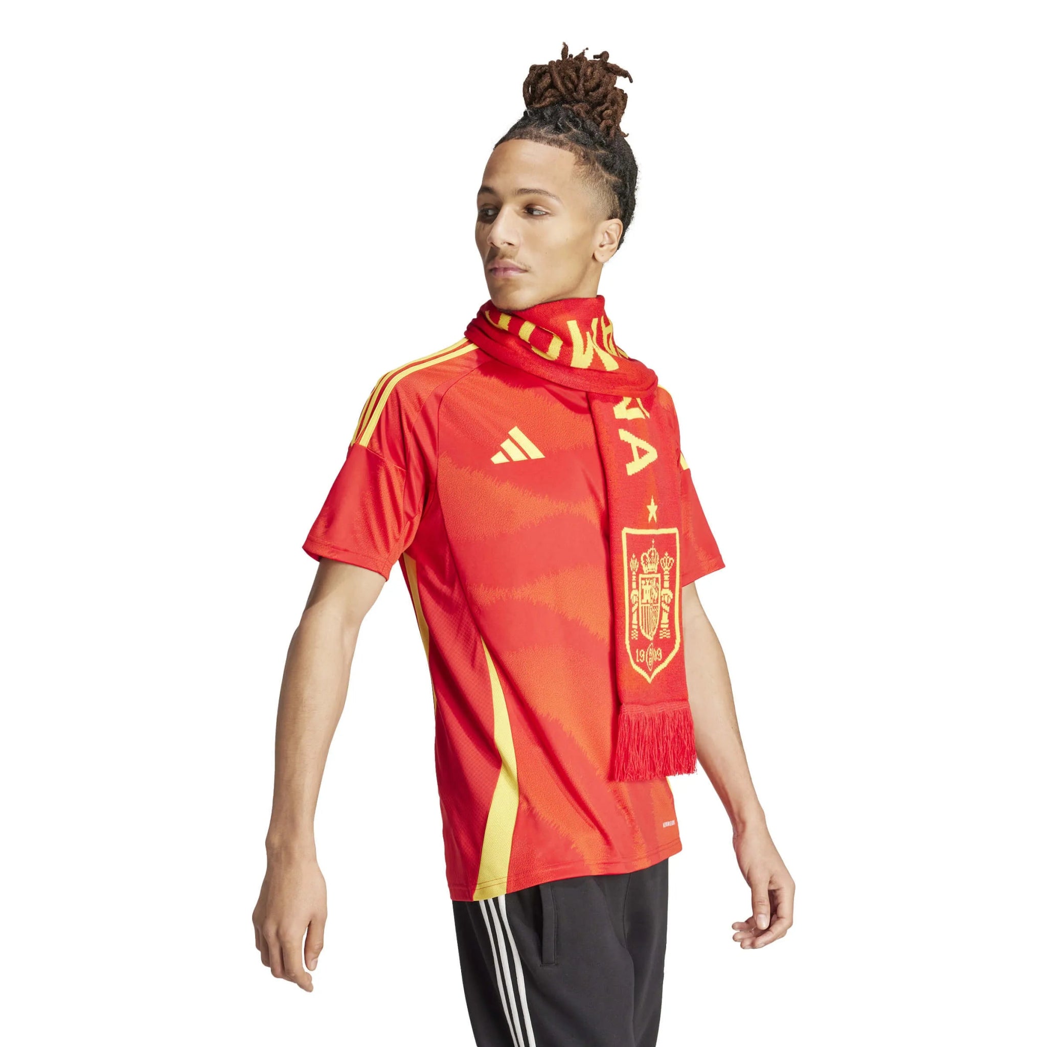 adidas 2024-25 Spain Men's Home Stadium Home Jersey