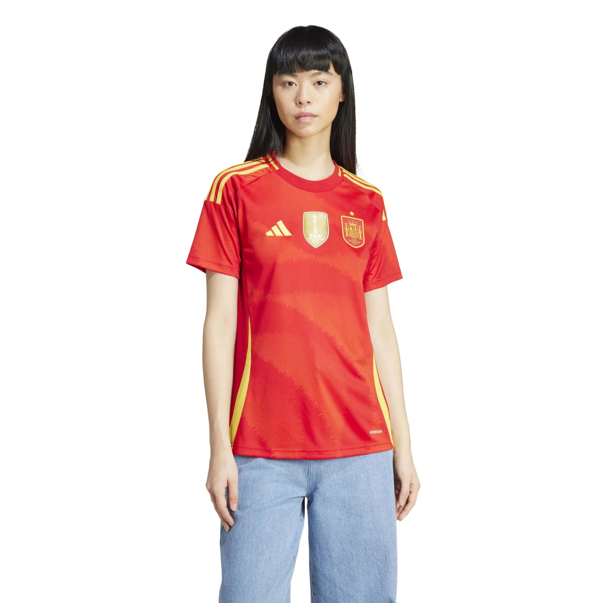 adidas 2024-25 Spain Women's Stadium Home Jersey