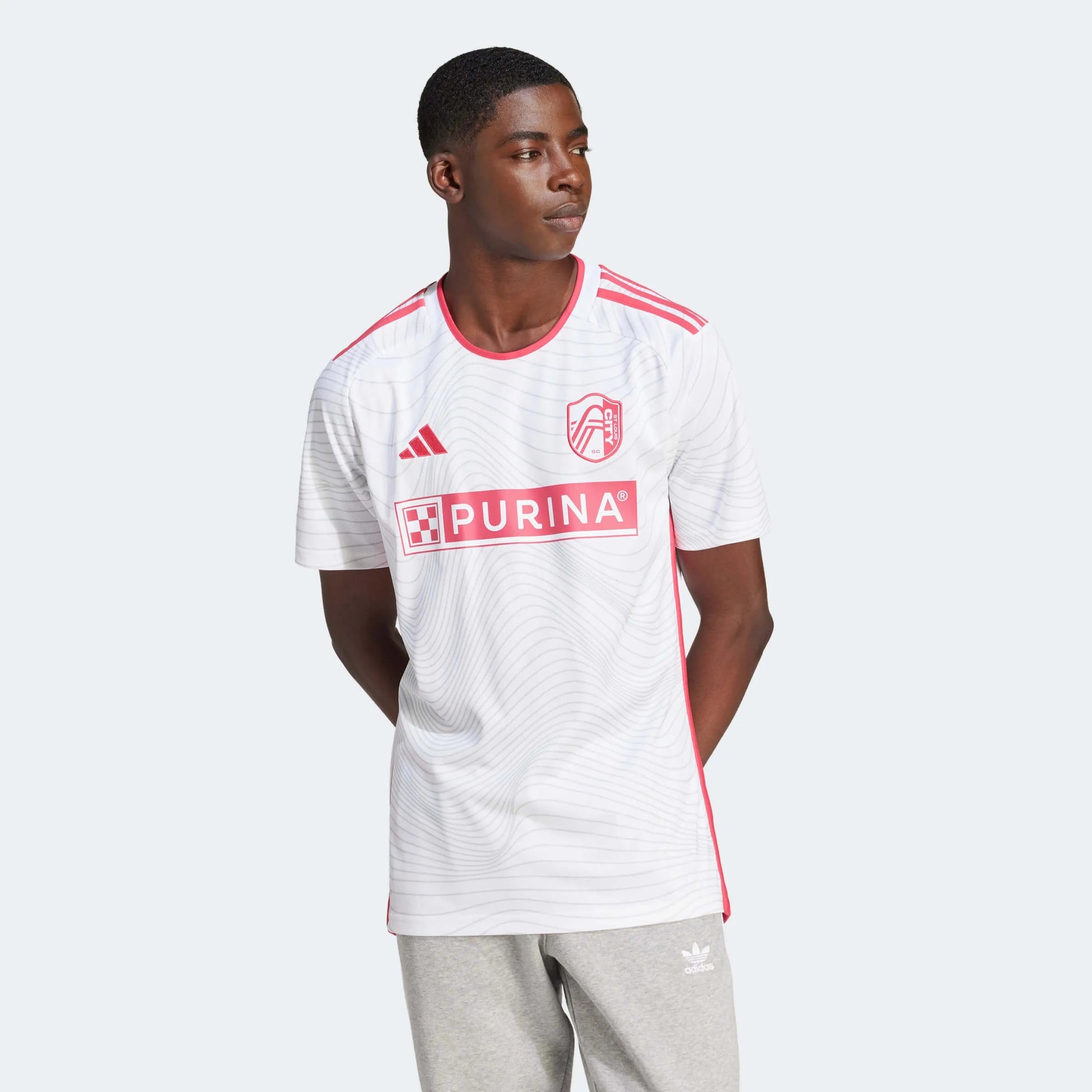 adidas 2024-25 St. Louis City Men's Stadium Away Jersey (Model - Front)