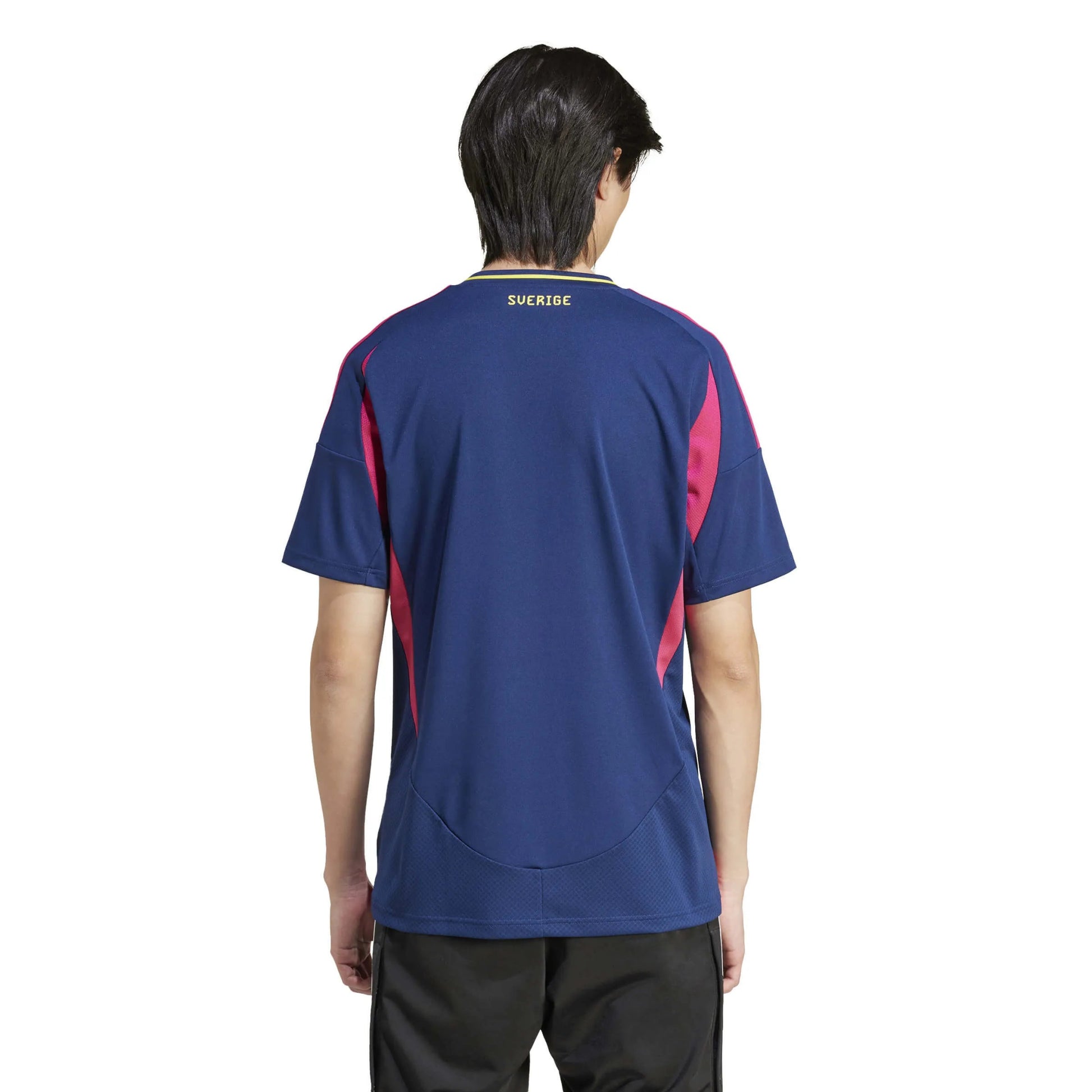 adidas 2024-25 Sweden Stadium Away Jersey (Model - Back)