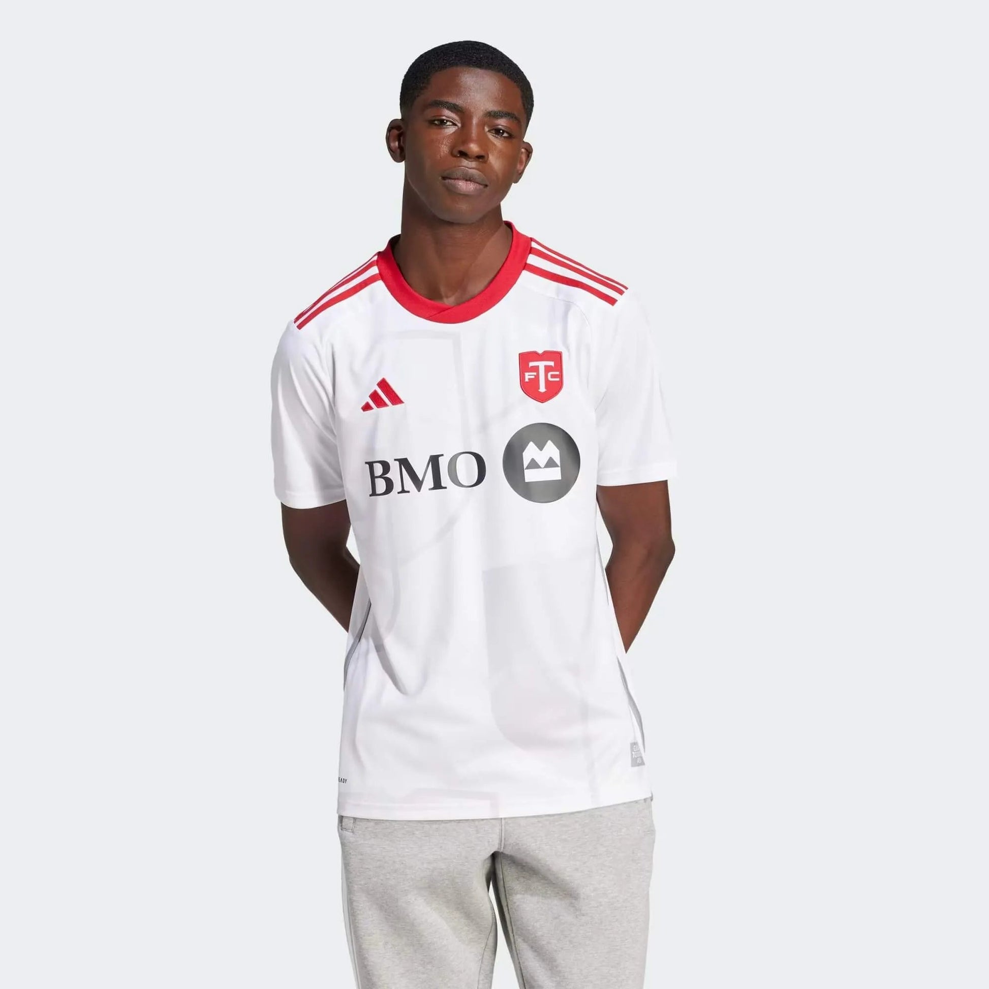 adidas 2024-25 Toronto FC Men's Stadium Away Jersey (Model - Front)