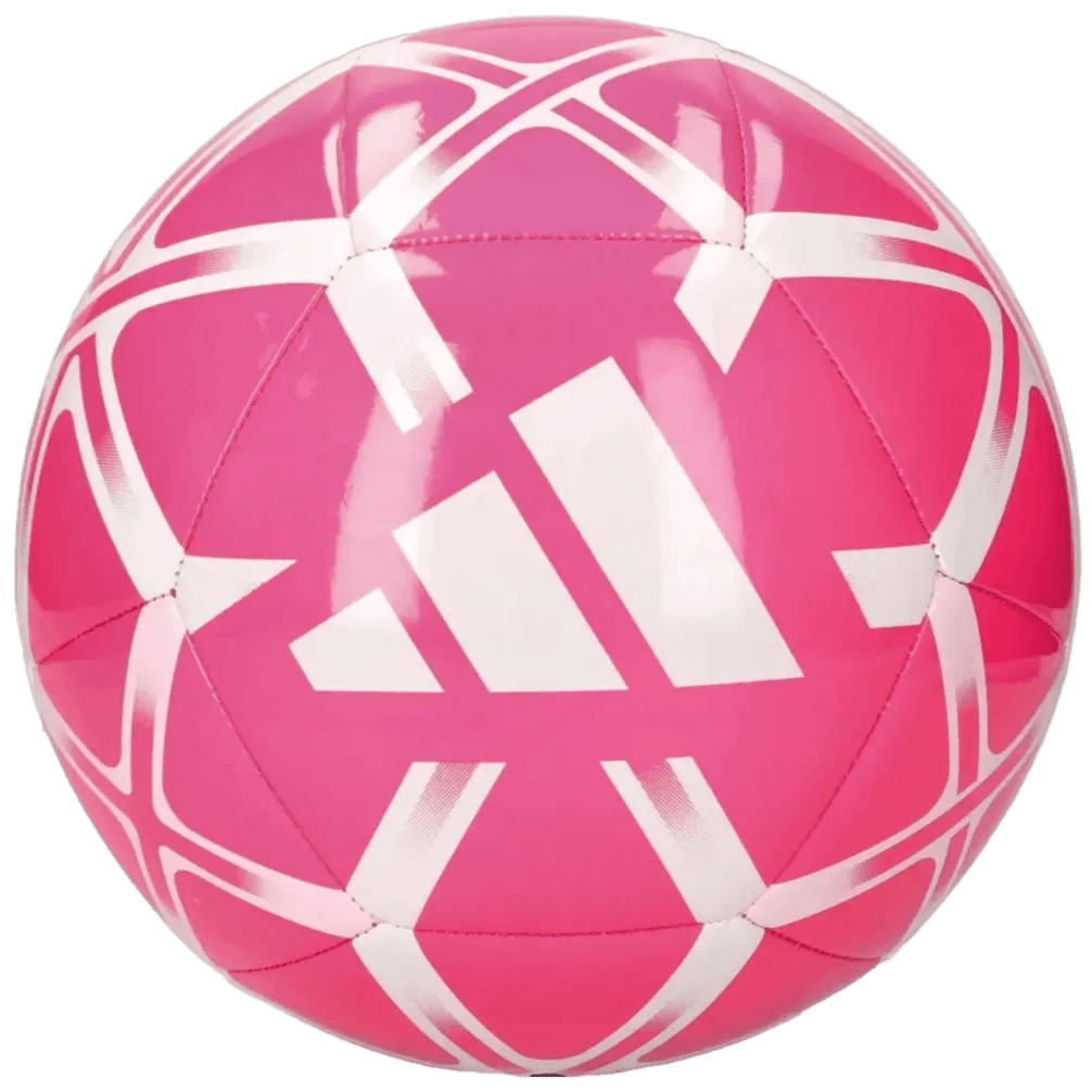adidas 2024 Starlancer Club Soccer Ball Solar Pink White (Front)