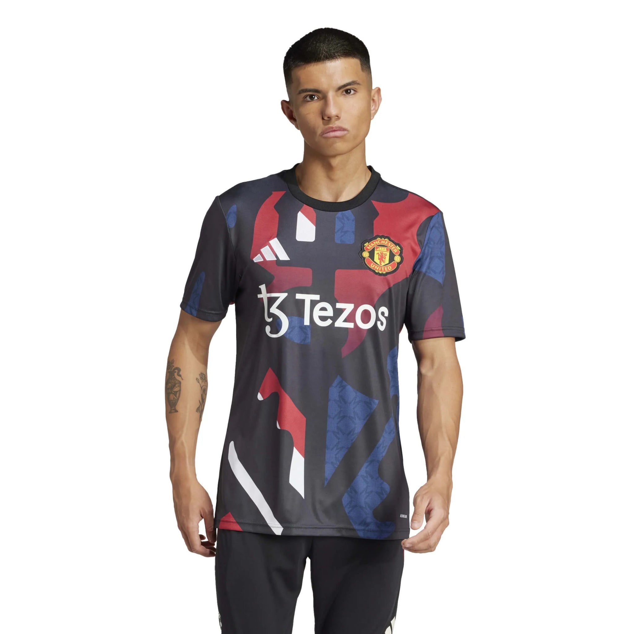 adidas 2024-25 Manchester United Men's Pre-Match Jersey (Model - Front)