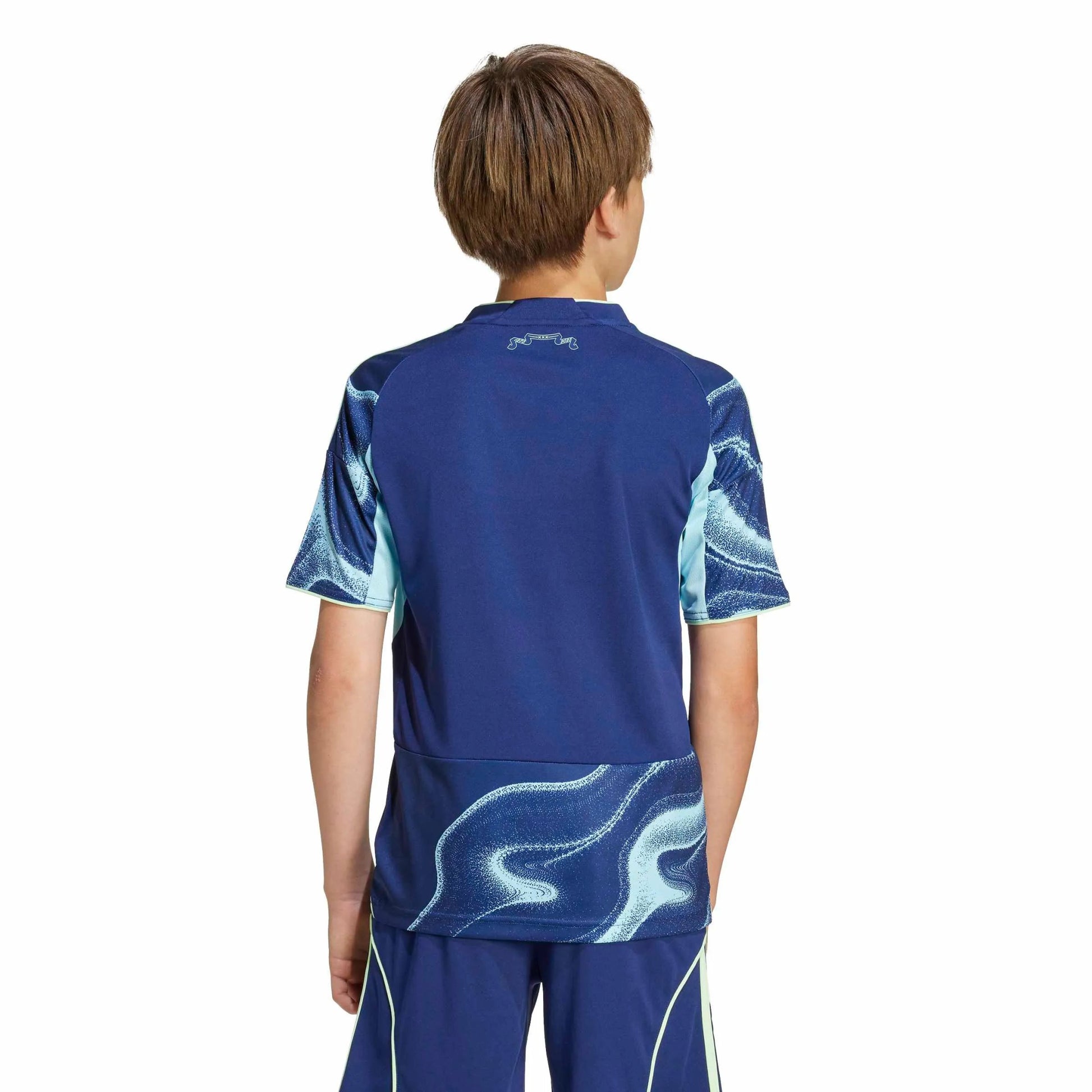 adidas 2025-26 Ajax Youth Stadium Away Soccer Jersey (Model - Back)