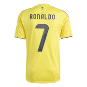 adidas 2025-26 Al Nassr Men's Stadium Home Ronaldo #7 Soccer Jersey (Back)