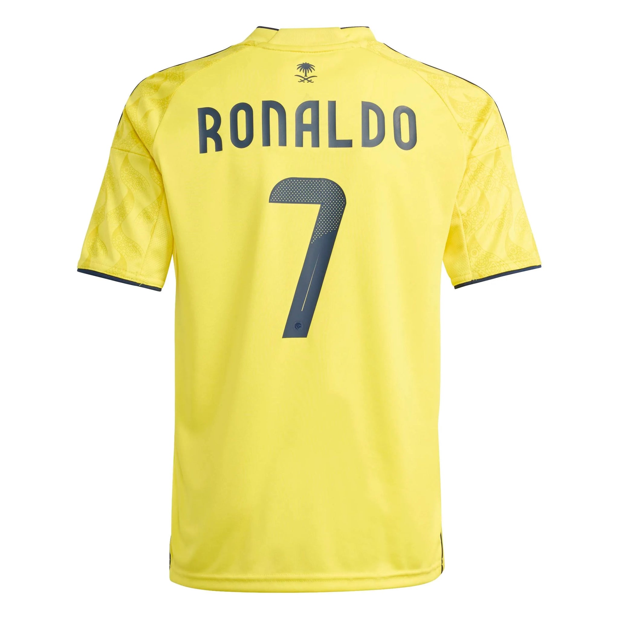 adidas 2025-26 Al Nassr Youth Stadium Home Ronaldo #7 Soccer Jersey (Back)