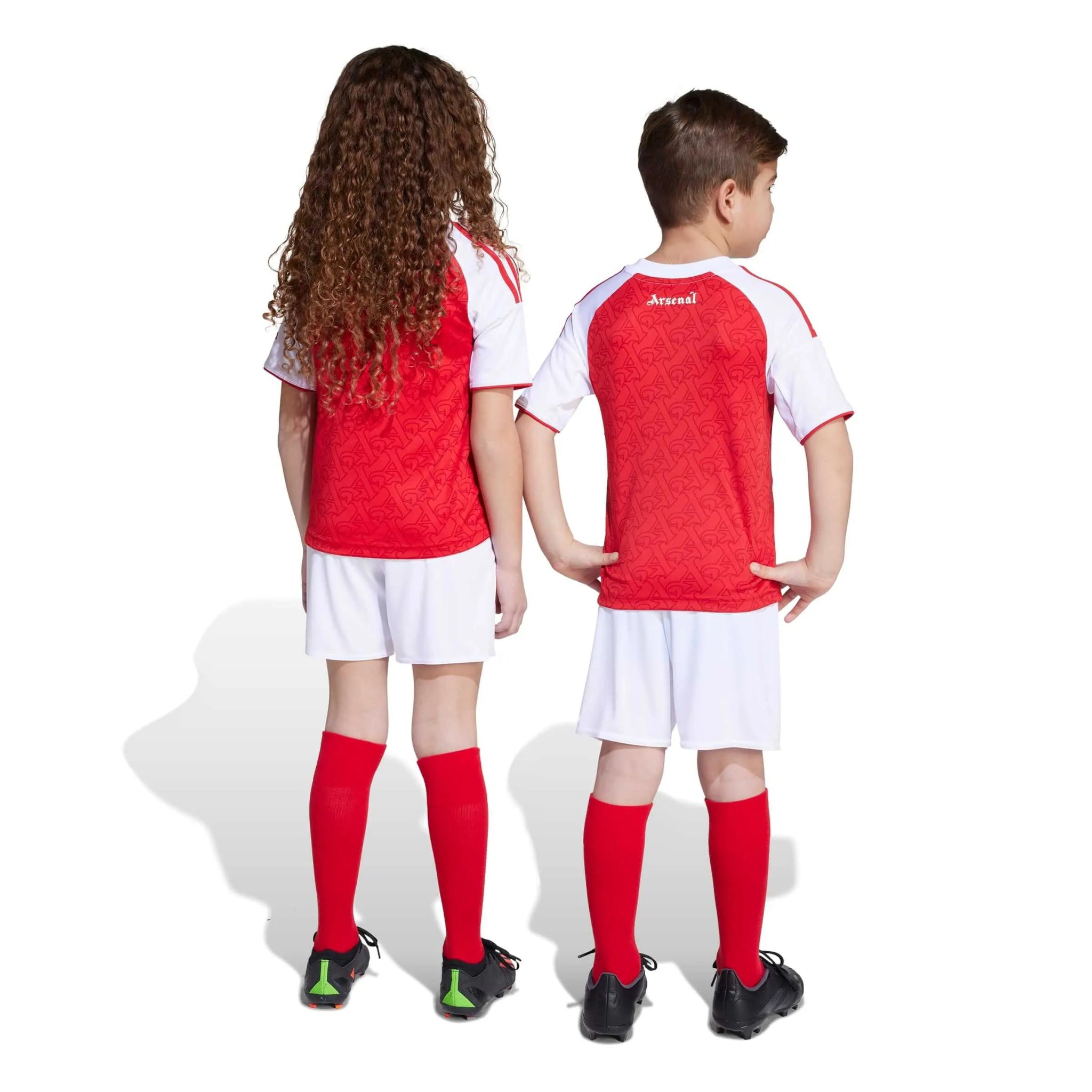adidas 2025-26 Arsenal Kid's Home Mini Kit (Models - Back)