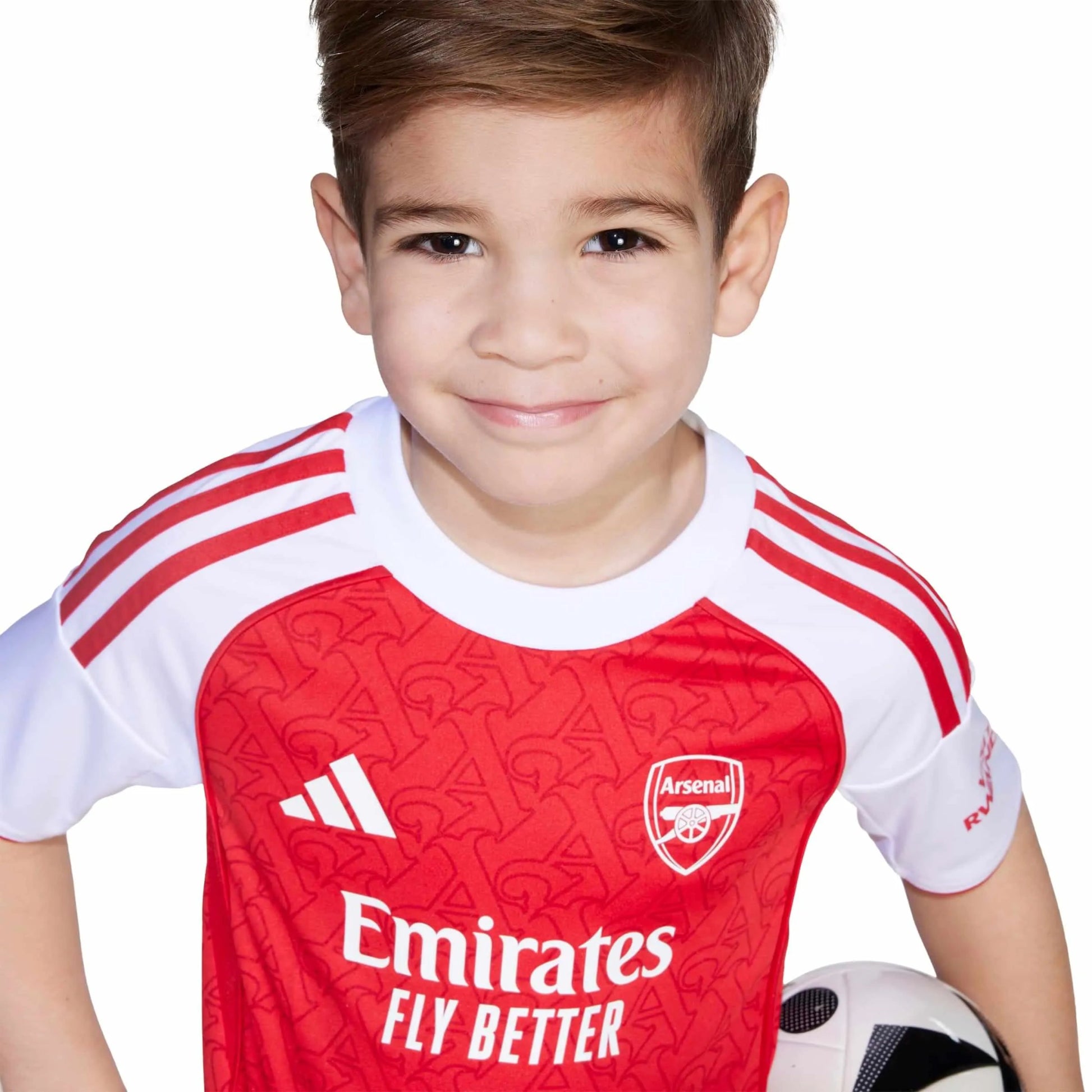 adidas 2025-26 Arsenal Kid's Home Mini Kit (Detail 1)