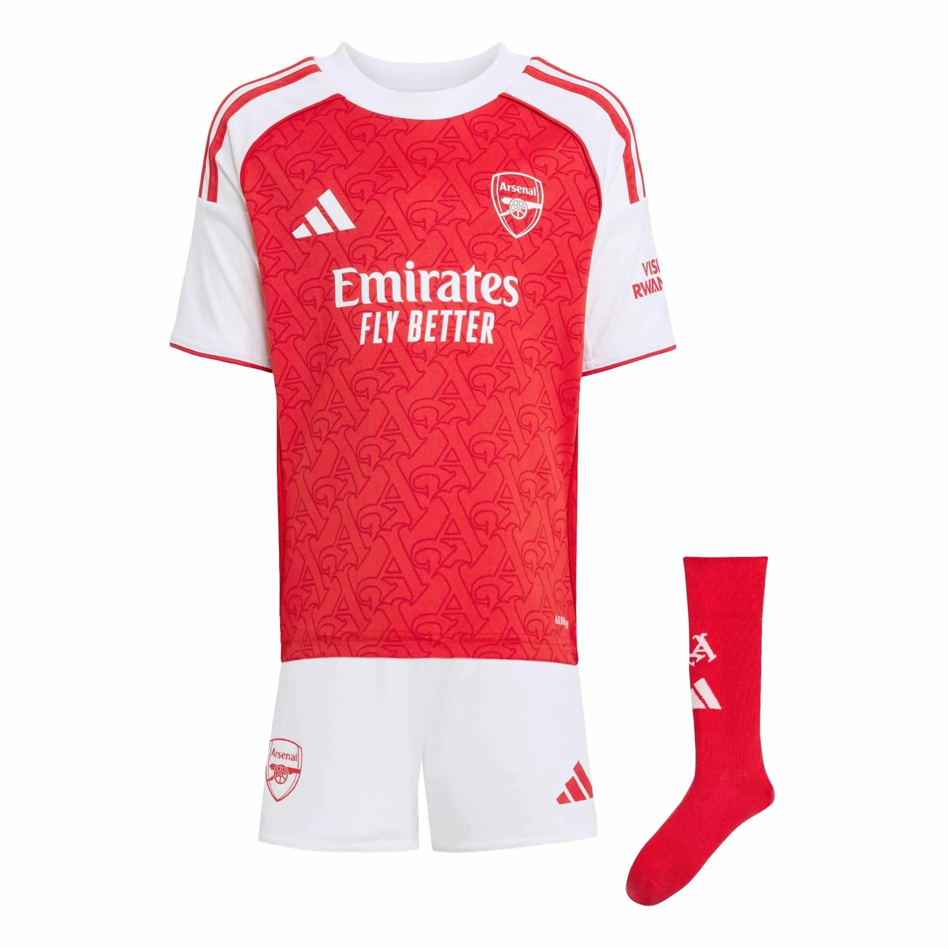 adidas 2025-26 Arsenal Kid's Home Mini Kit (Front)