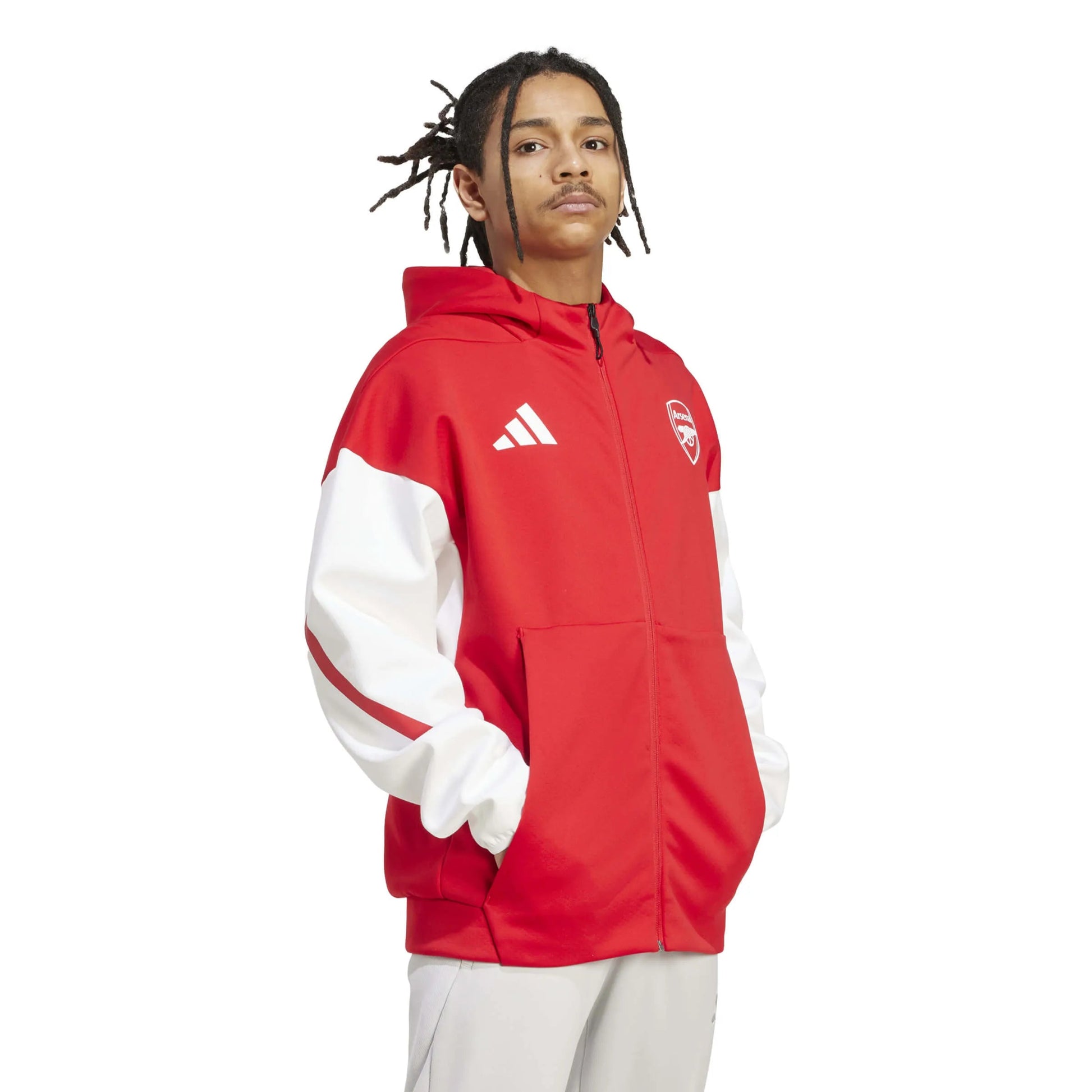 adidas 2025-26 Arsenal Men's Anthem Jacket (Model - Side)